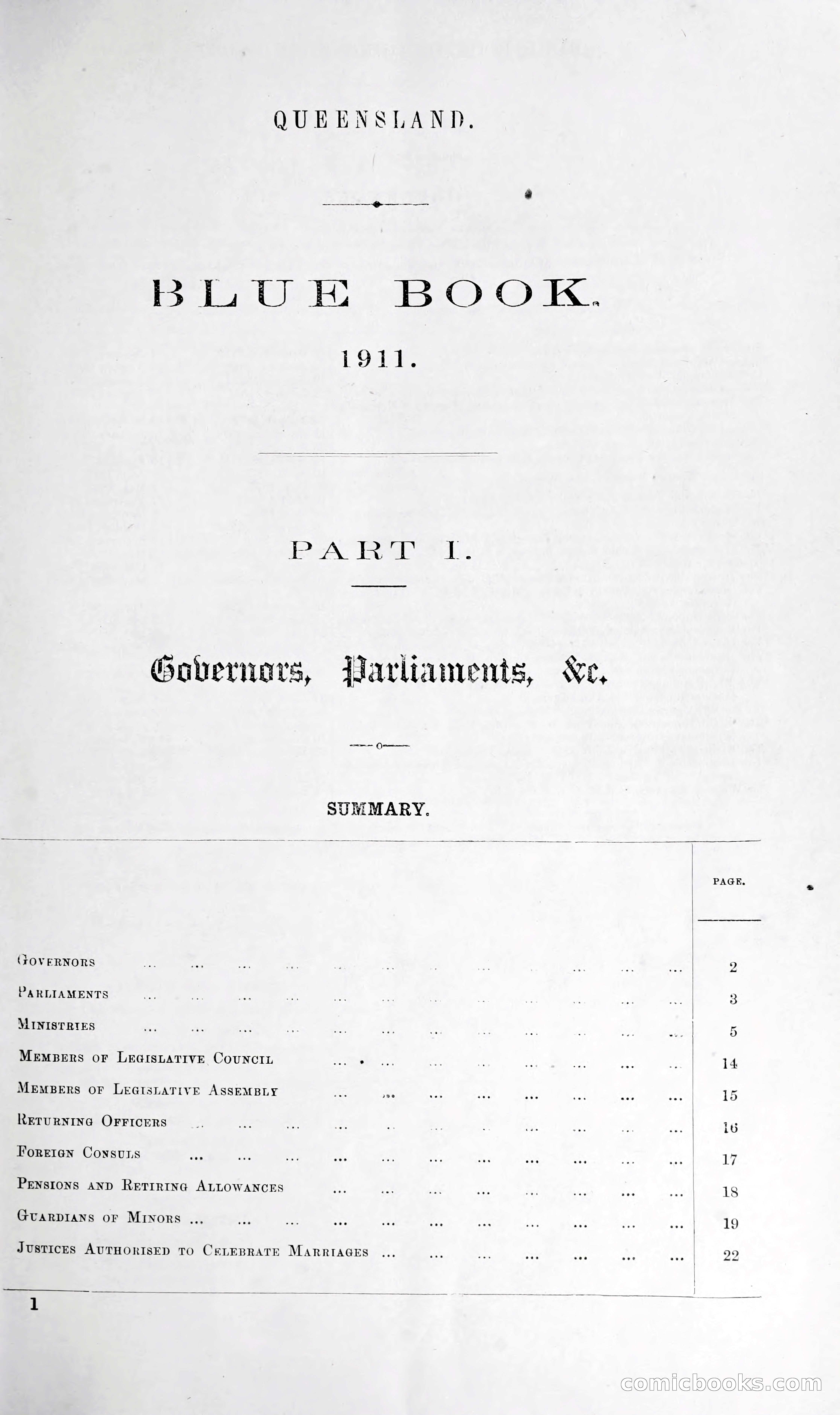 Queensland Blue Book, 1903 — page 26 of 286