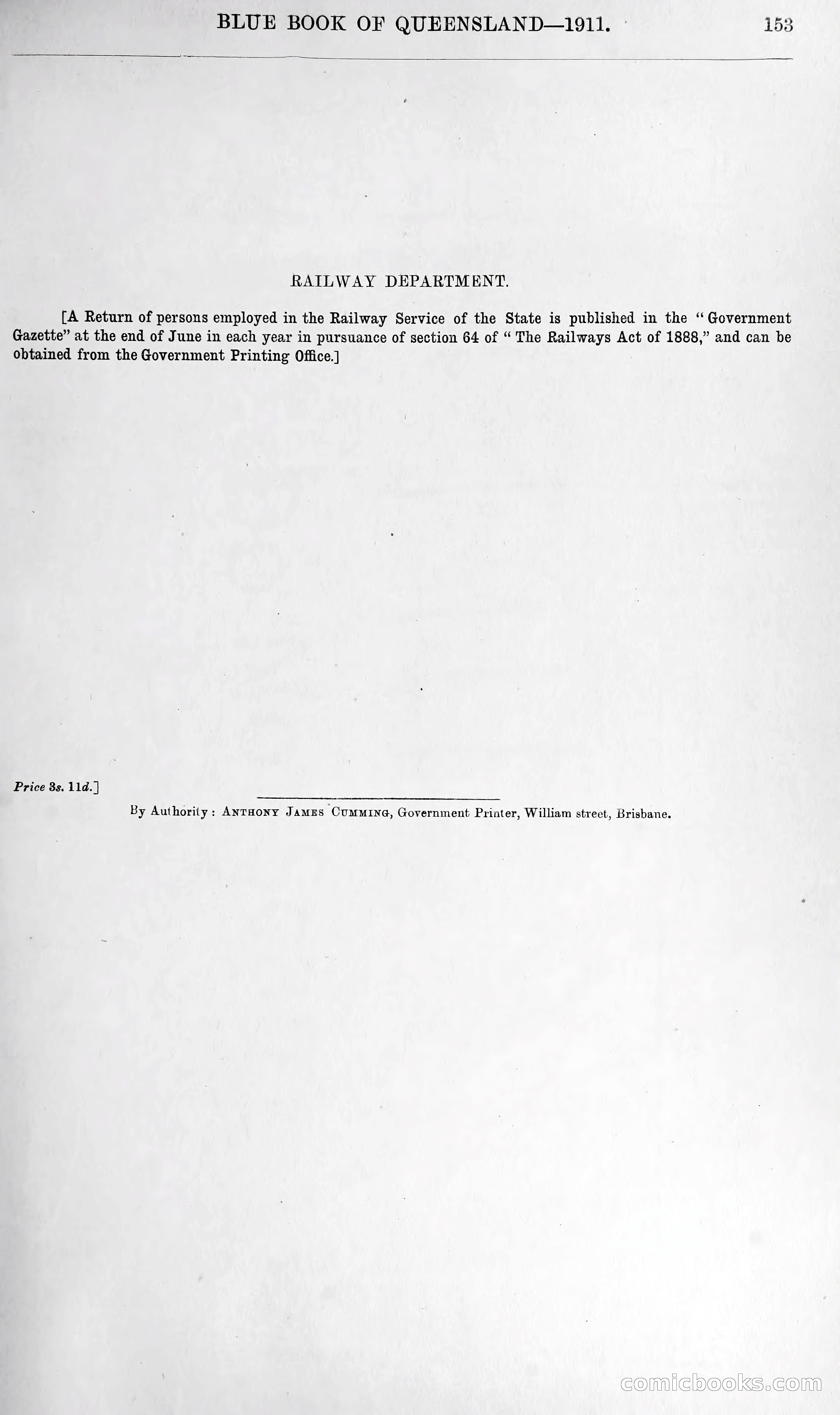 Queensland Blue Book, 1903 — page 178 of 286
