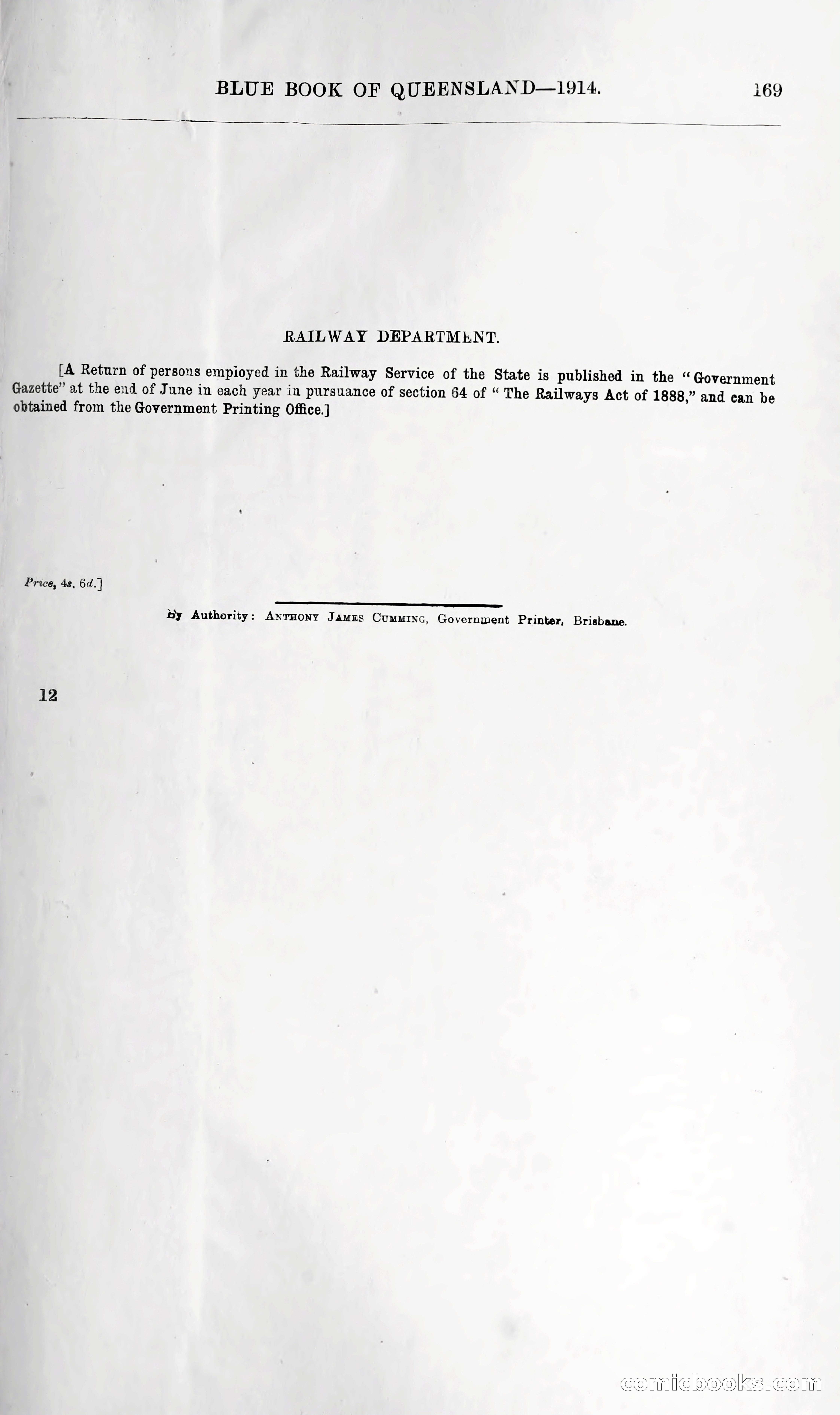 Queensland Blue Book, 1903 — page 196 of 286