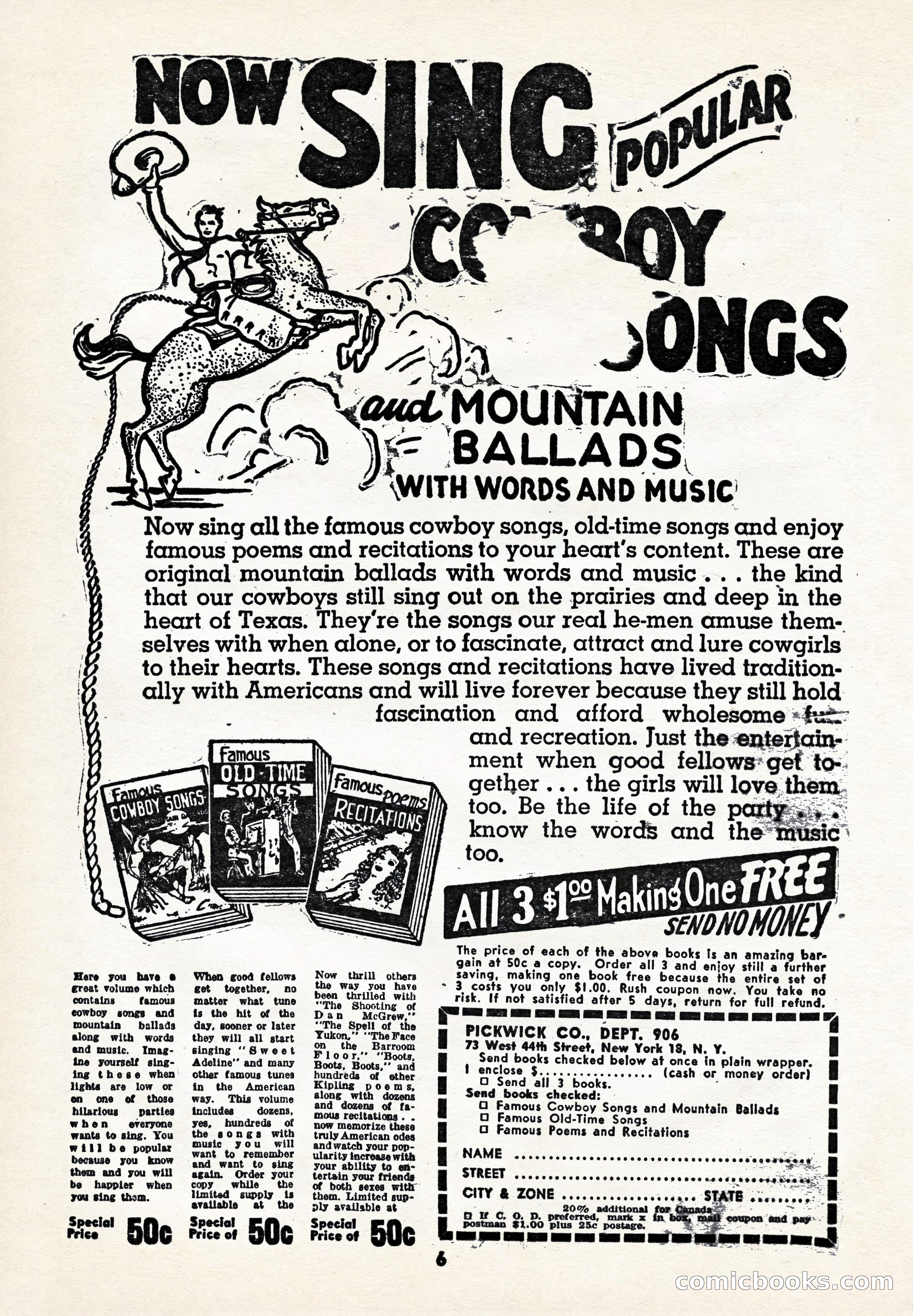 Blue Ribbon Western, July 1945 — page 6 of 116
