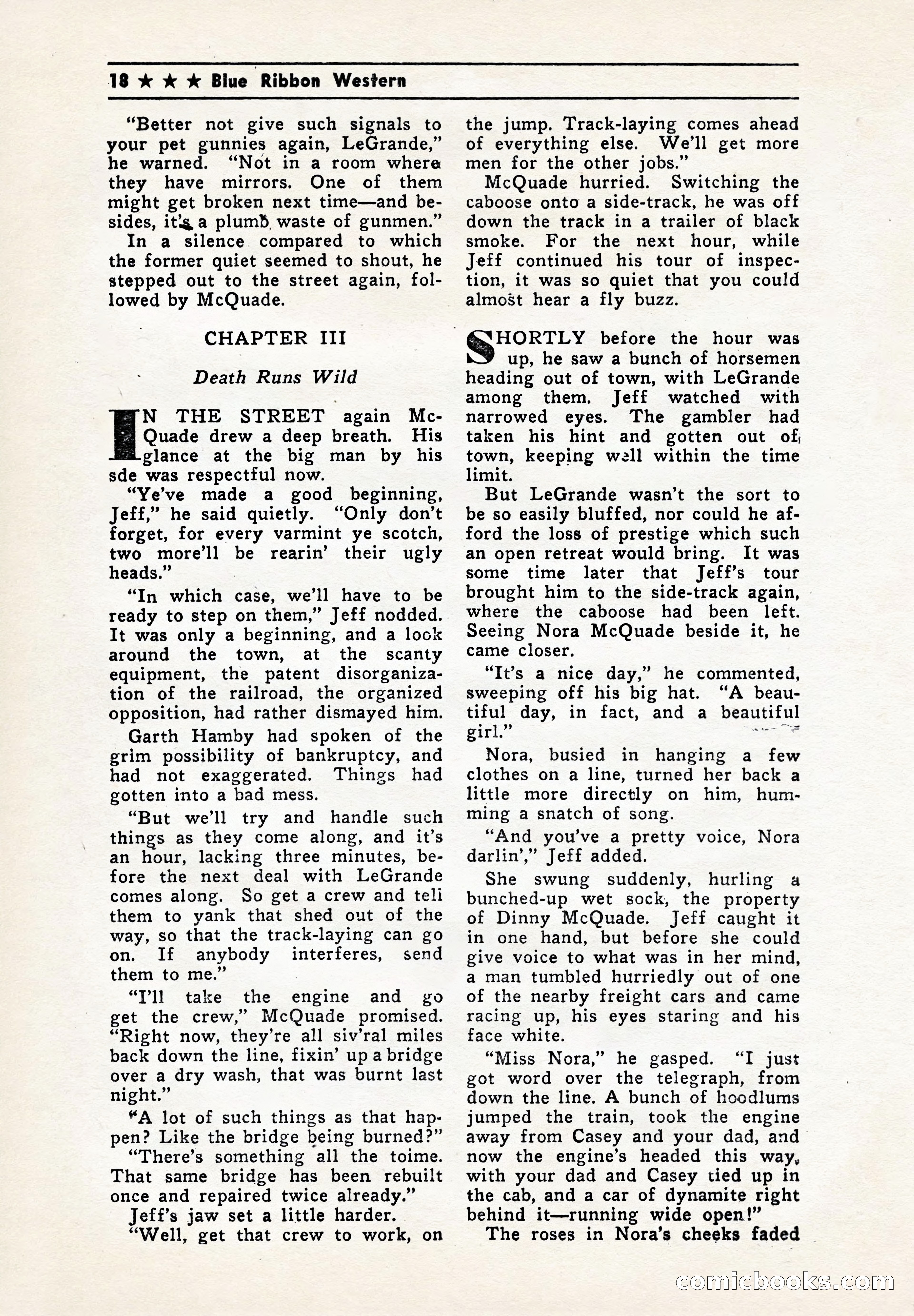 Blue Ribbon Western, July 1945 — page 18 of 116