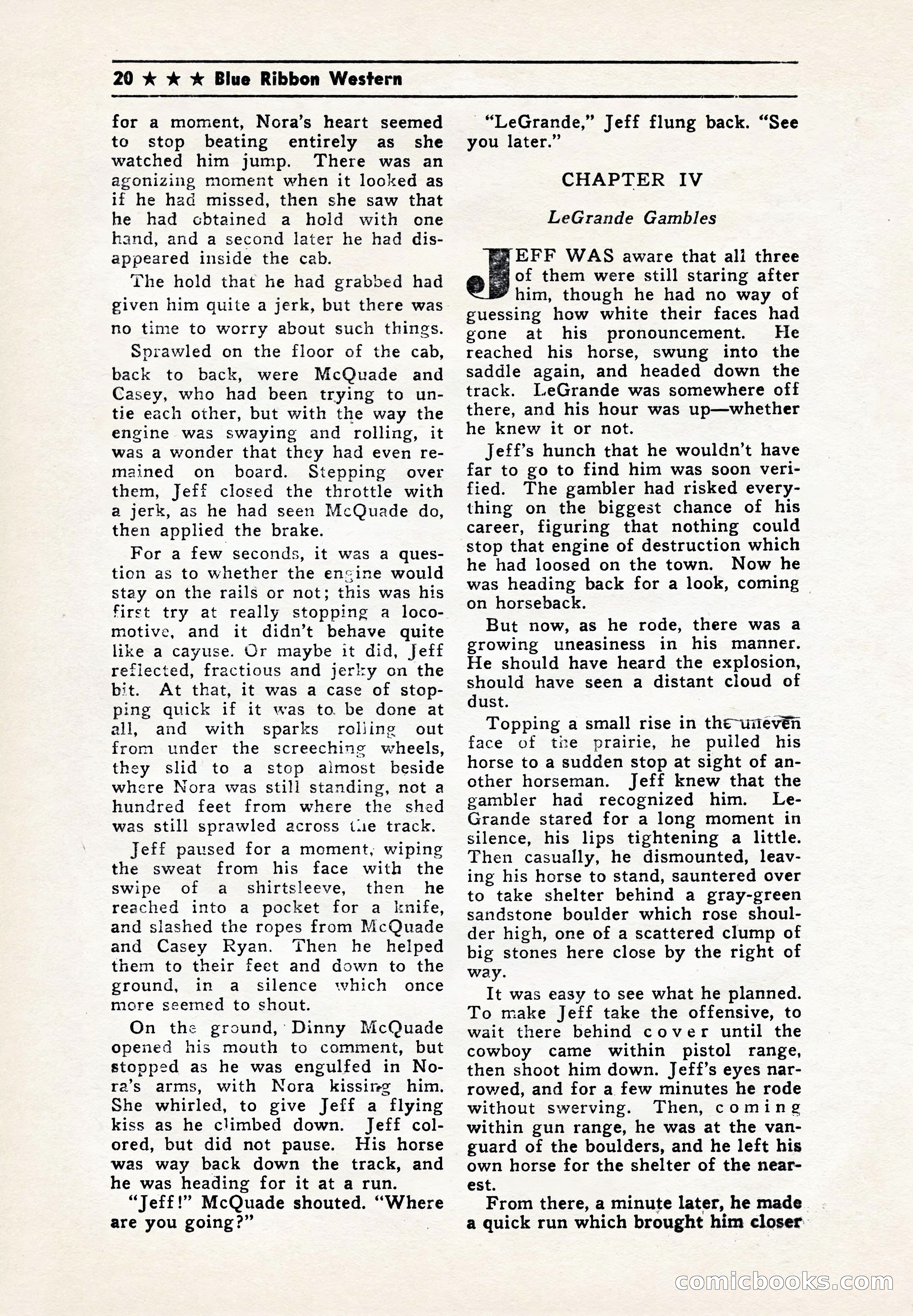 Blue Ribbon Western, July 1945 — page 20 of 116