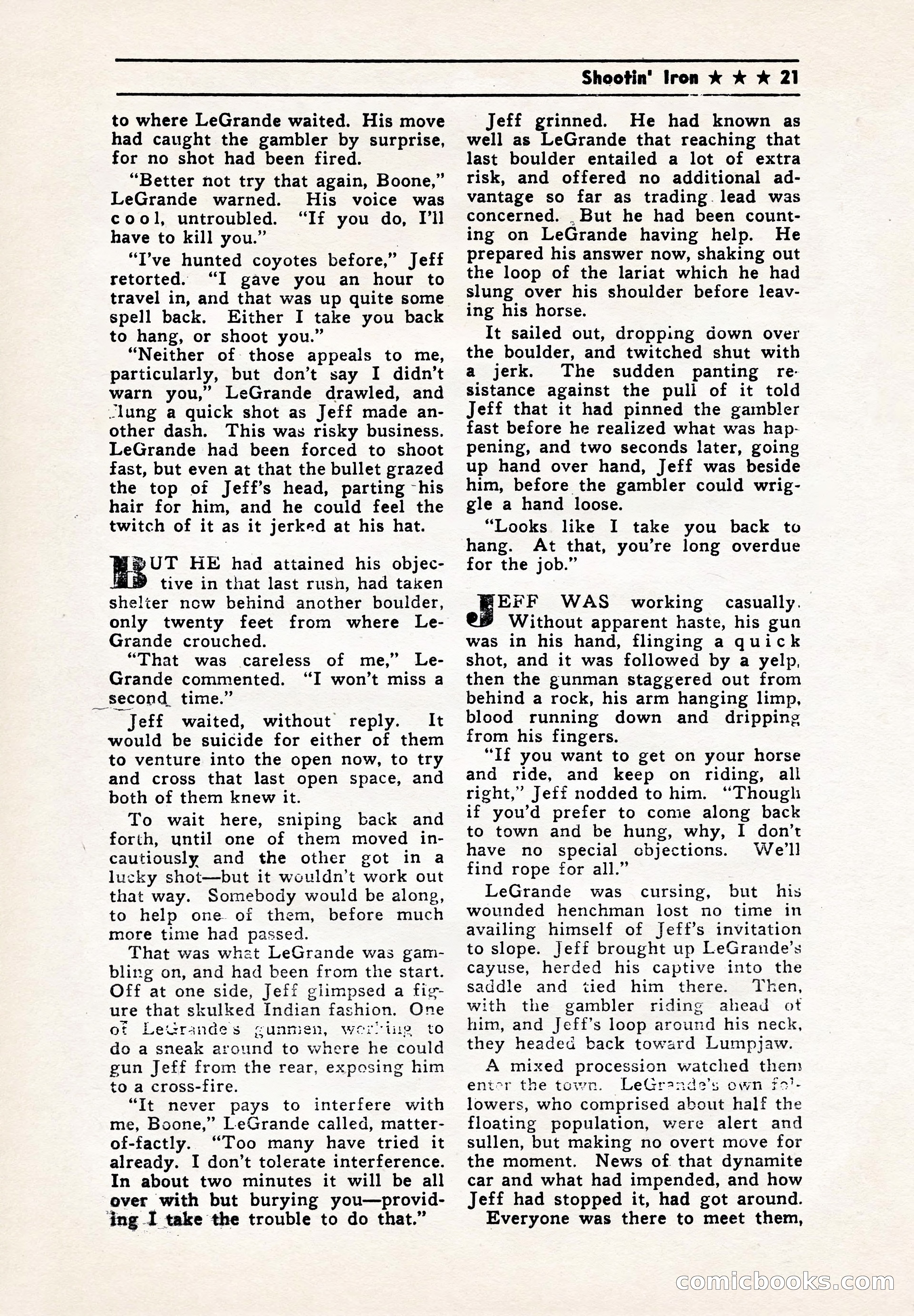 Blue Ribbon Western, July 1945 — page 21 of 116