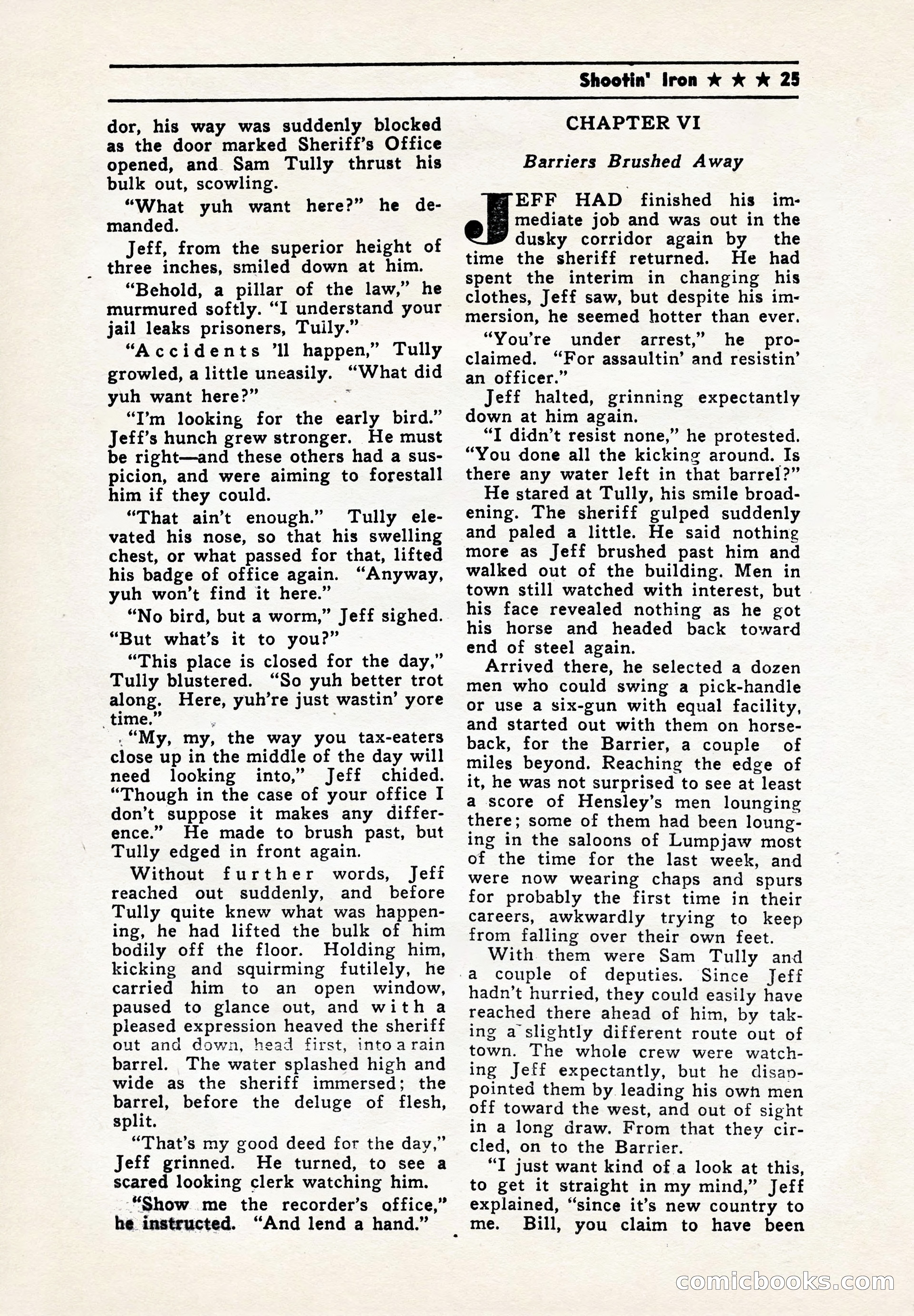Blue Ribbon Western, July 1945 — page 25 of 116