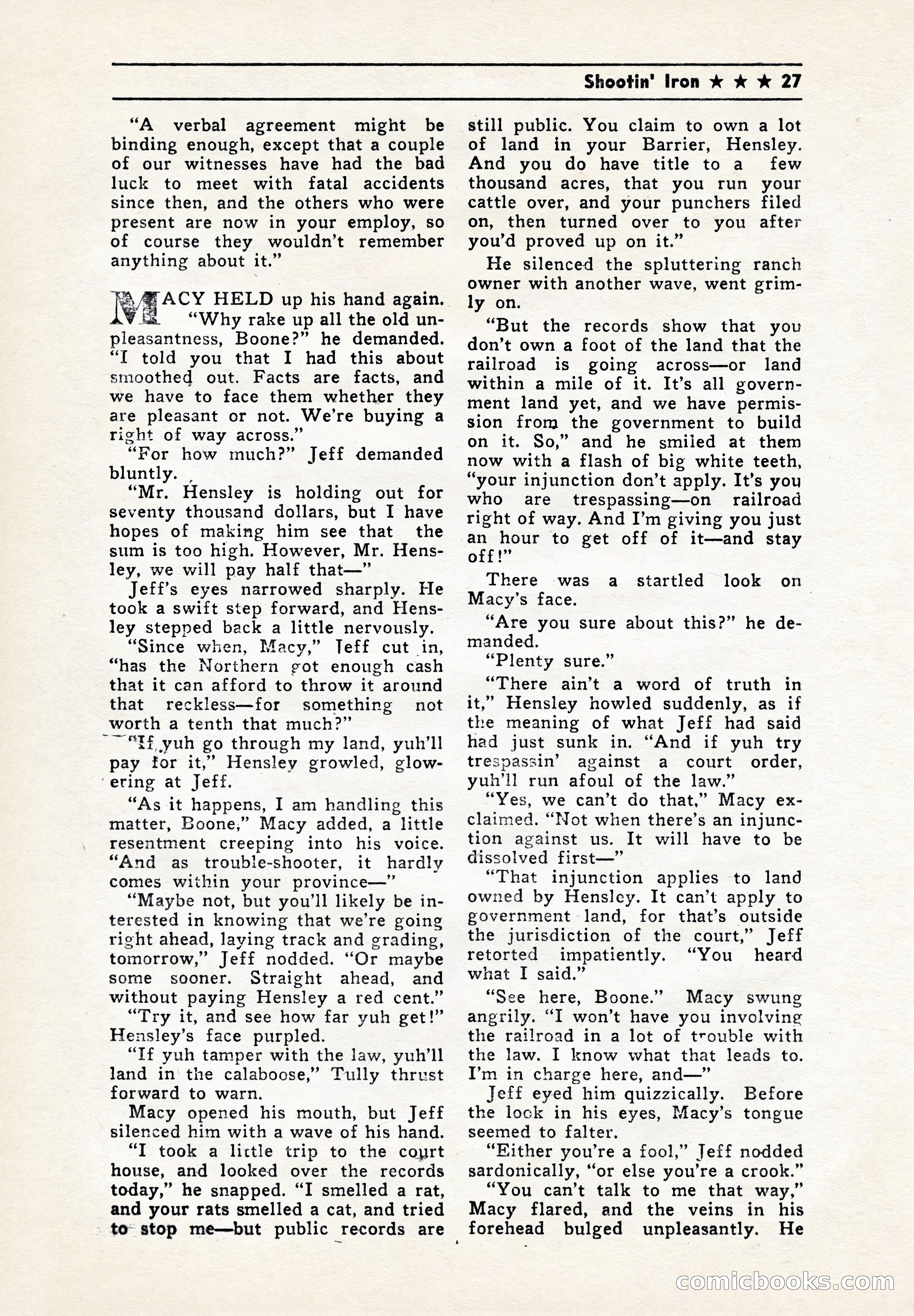 Blue Ribbon Western, July 1945 — page 27 of 116