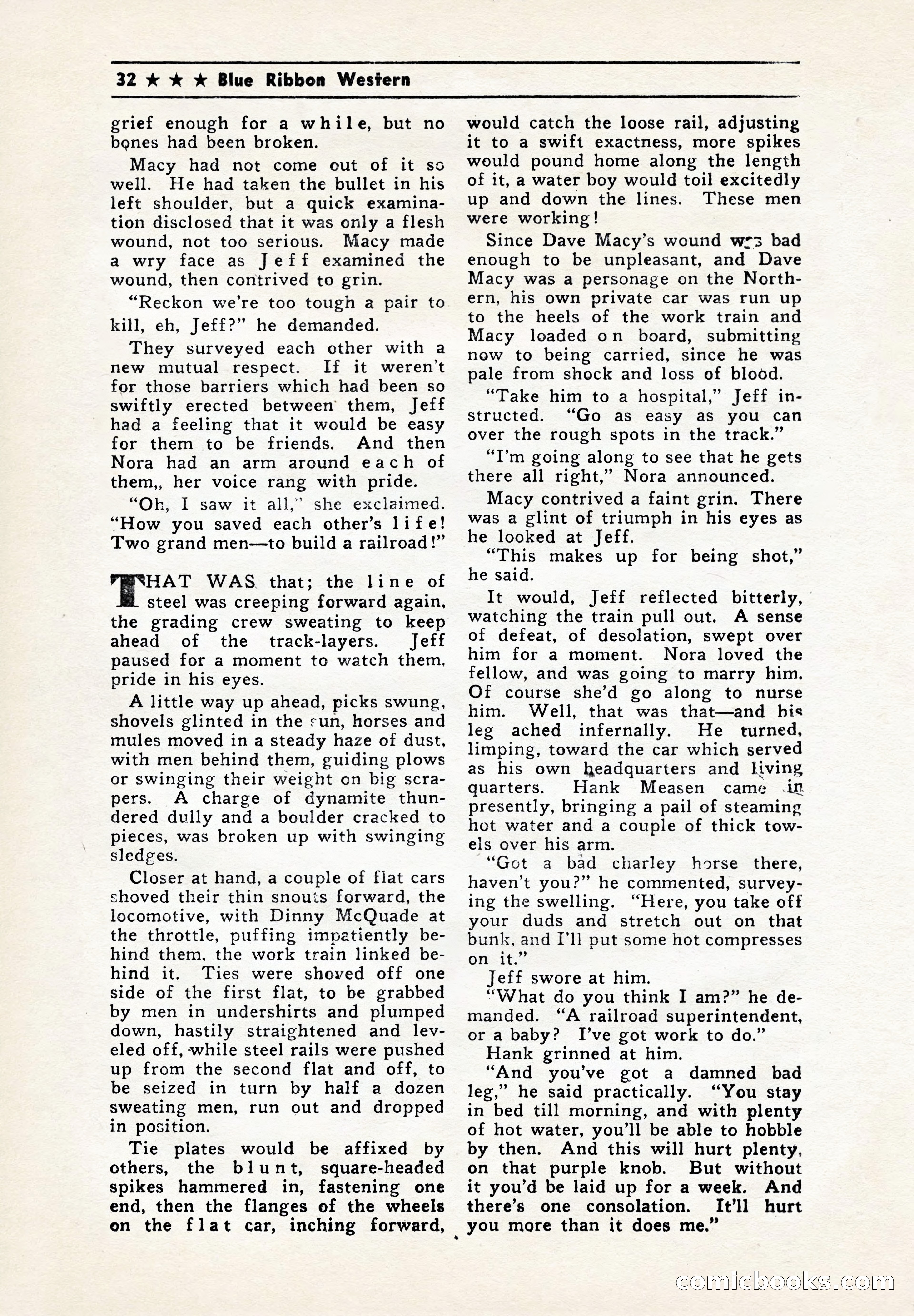 Blue Ribbon Western, July 1945 — page 32 of 116