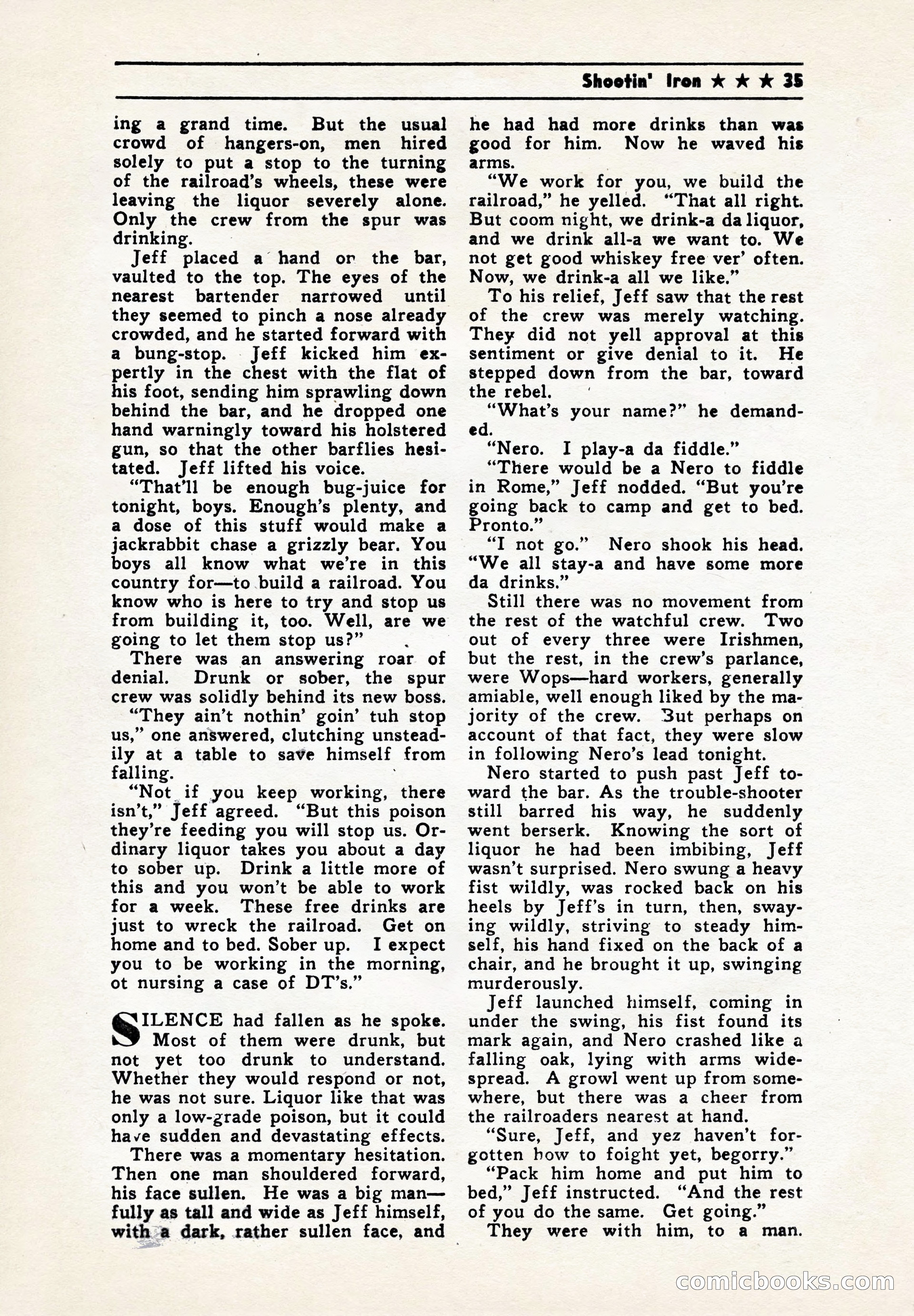 Blue Ribbon Western, July 1945 — page 35 of 116