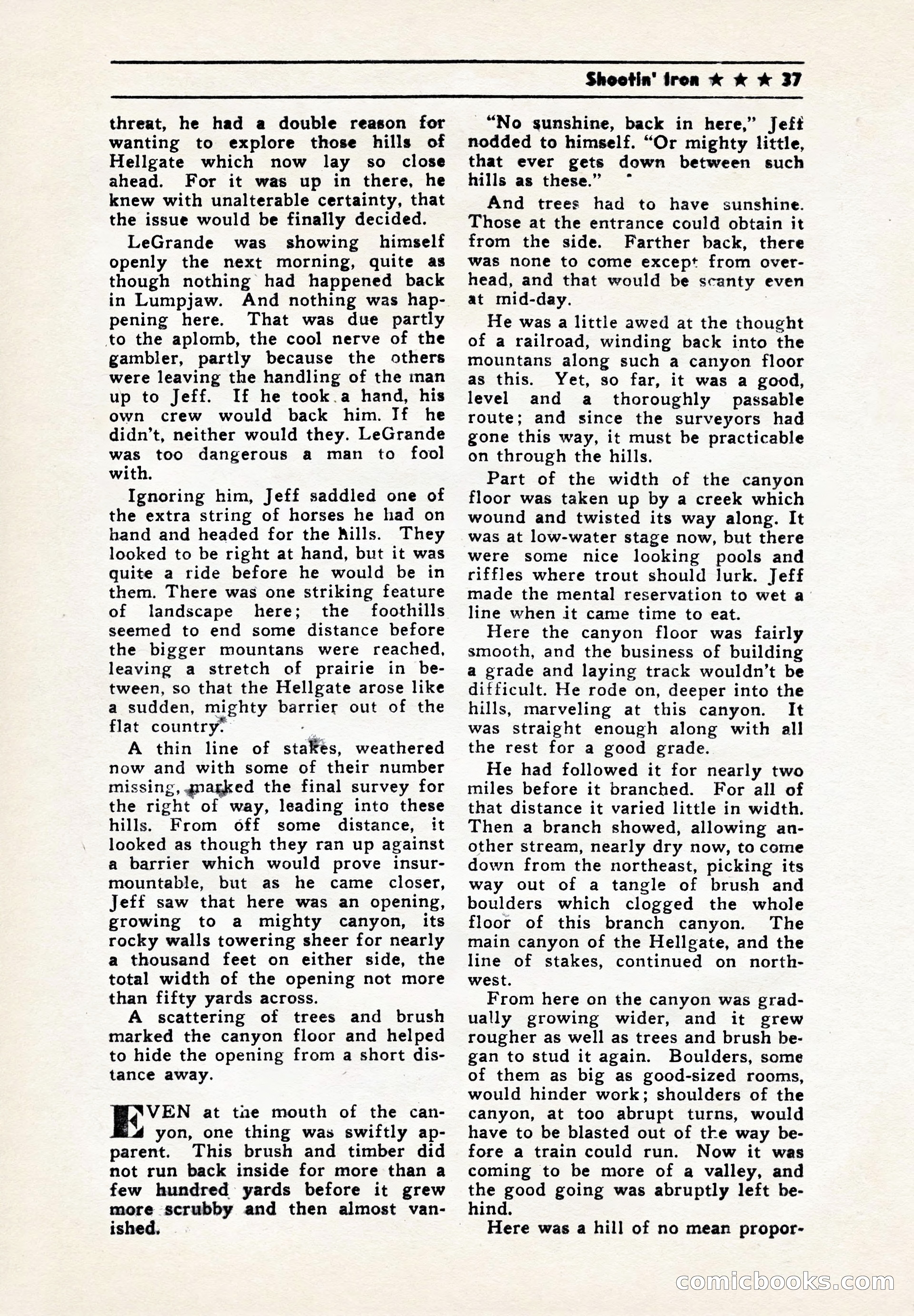 Blue Ribbon Western, July 1945 — page 37 of 116