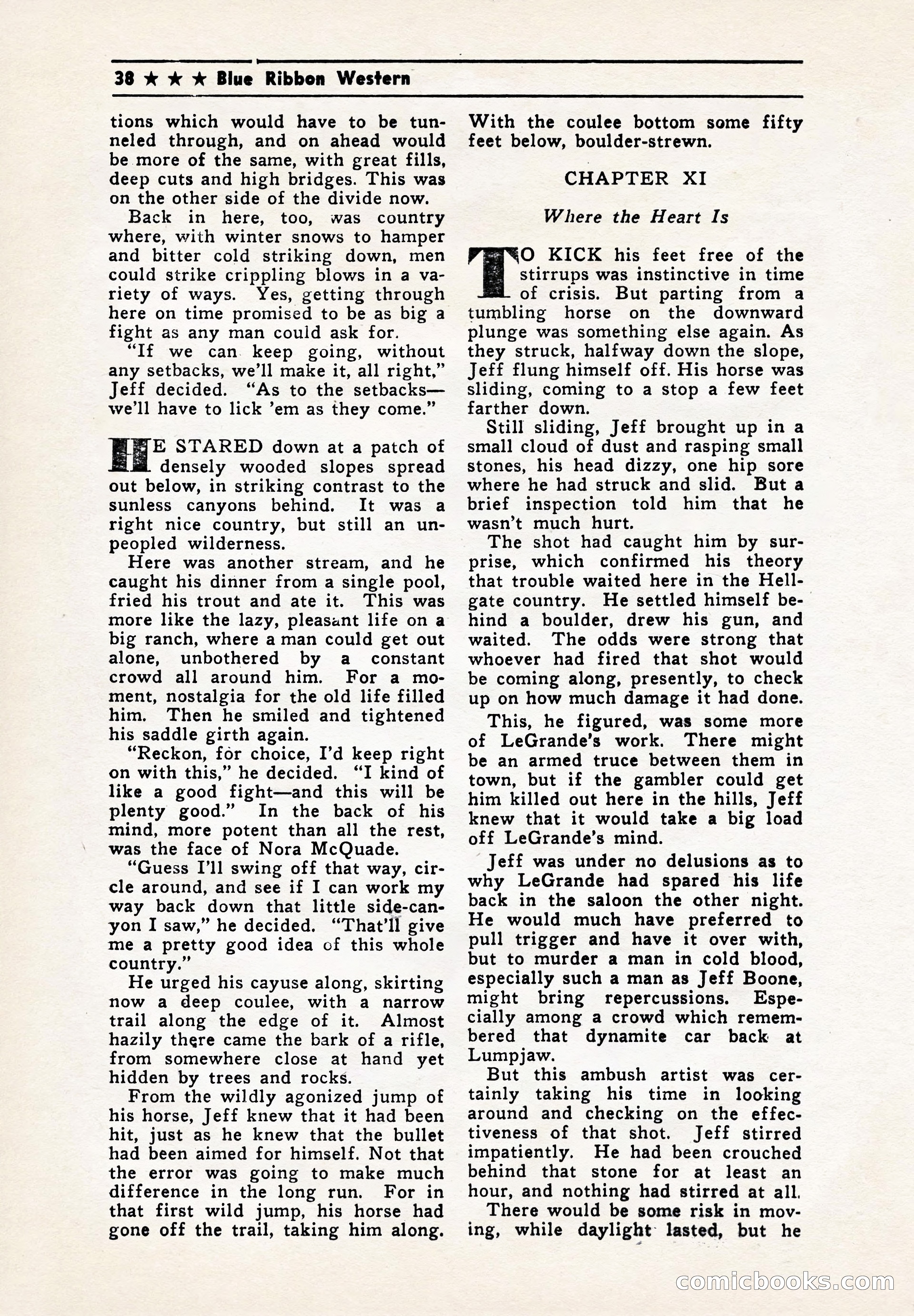 Blue Ribbon Western, July 1945 — page 38 of 116