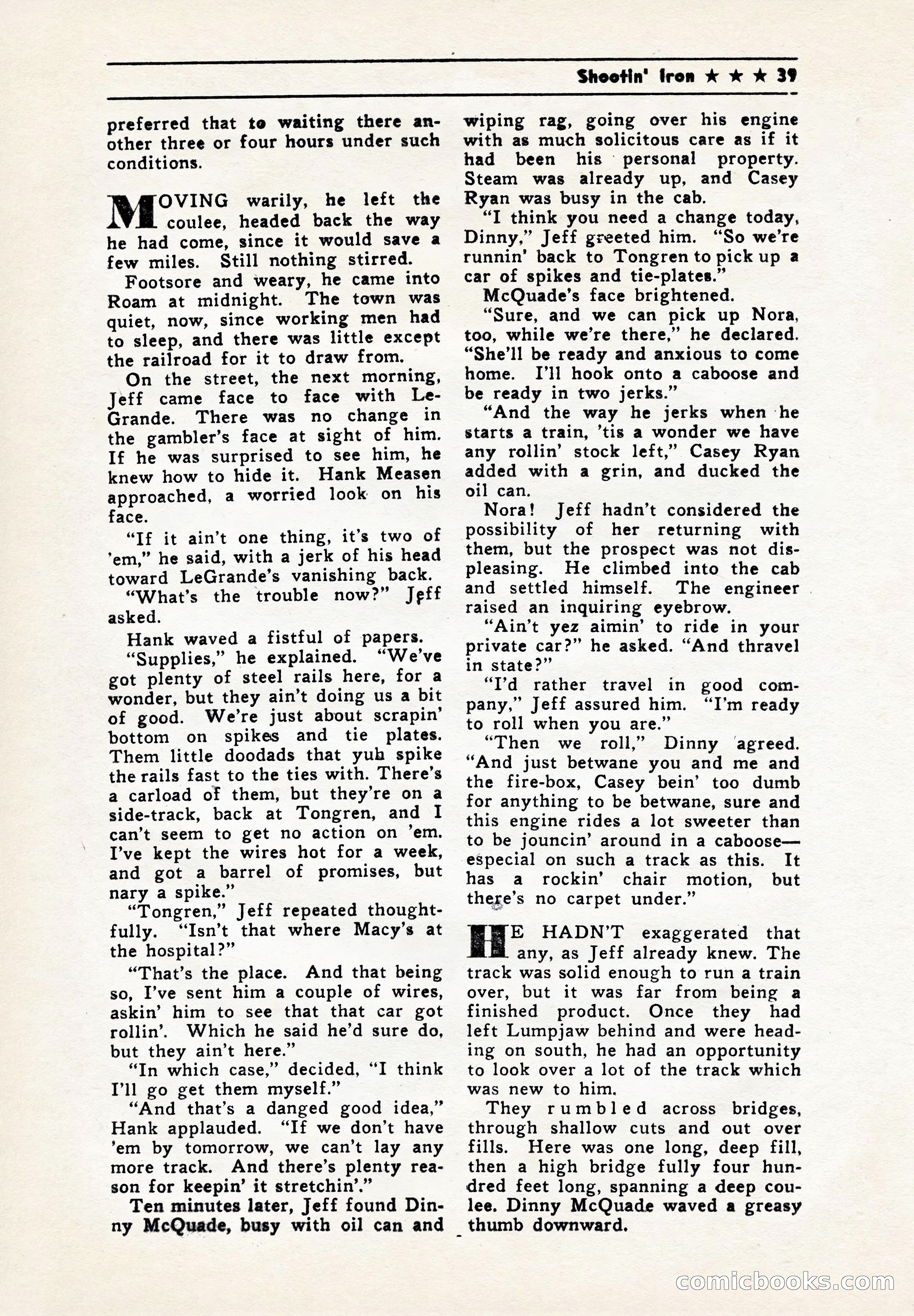 Blue Ribbon Western, July 1945 — page 39 of 116