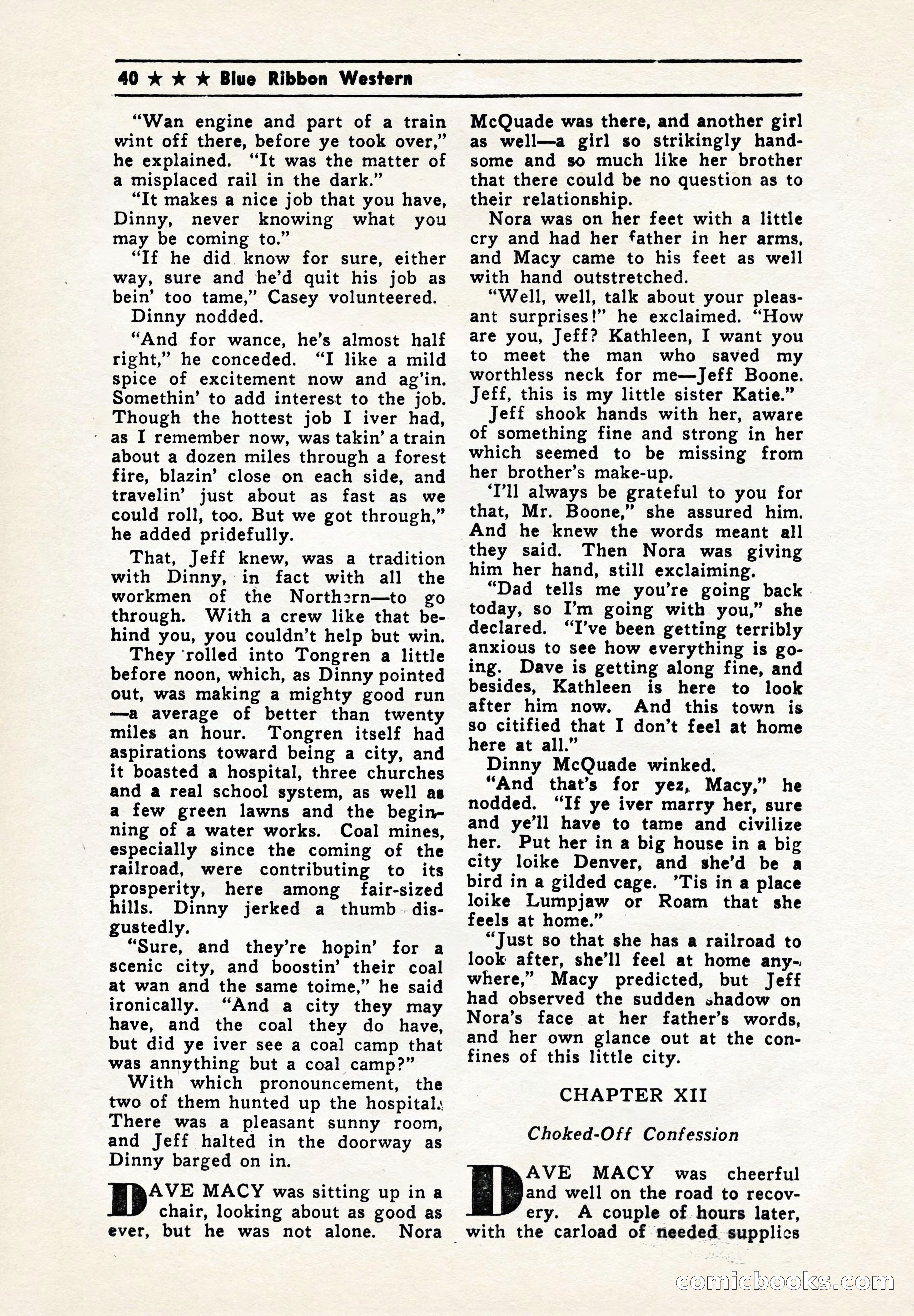 Blue Ribbon Western, July 1945 — page 40 of 116