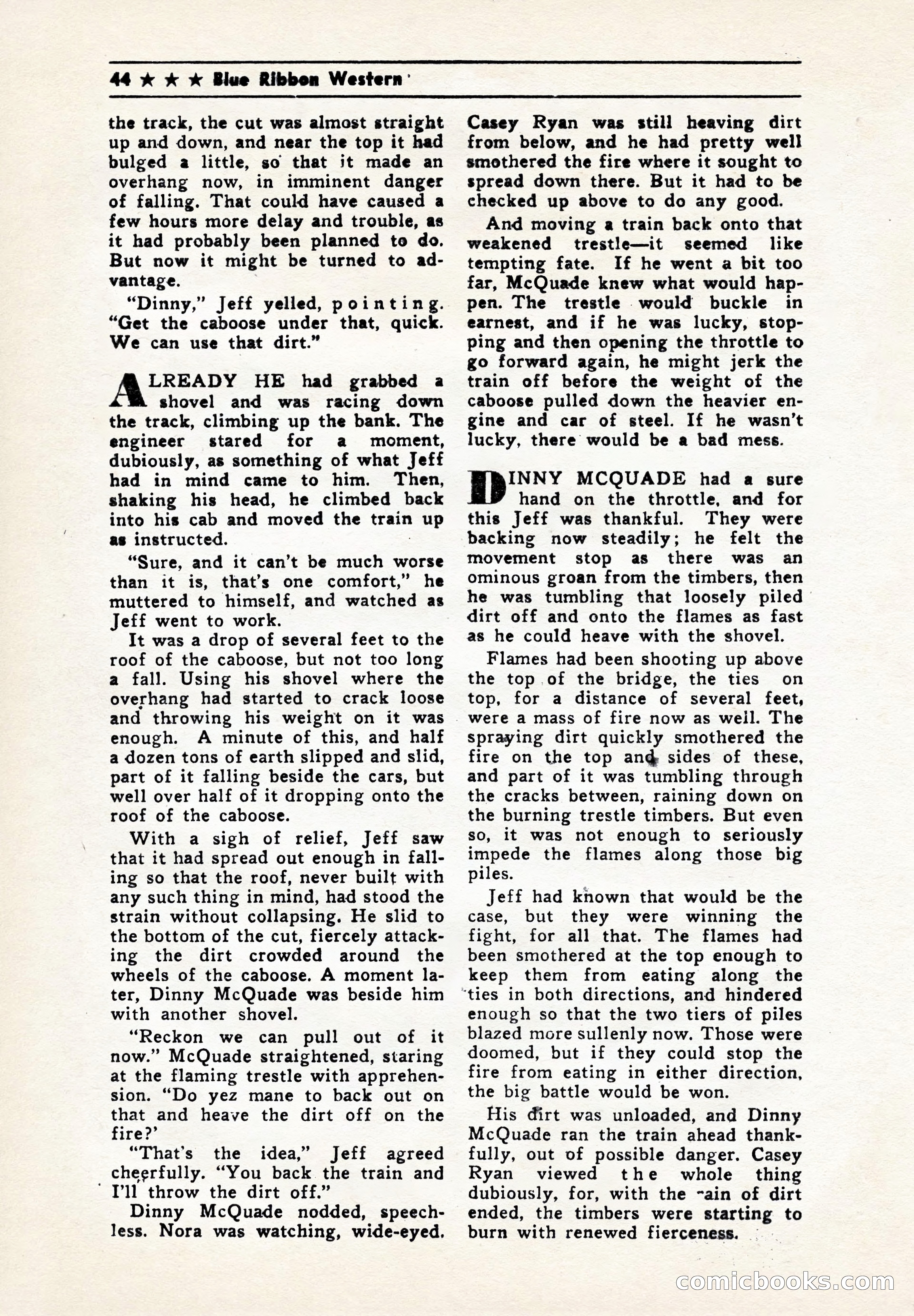 Blue Ribbon Western, July 1945 — page 44 of 116