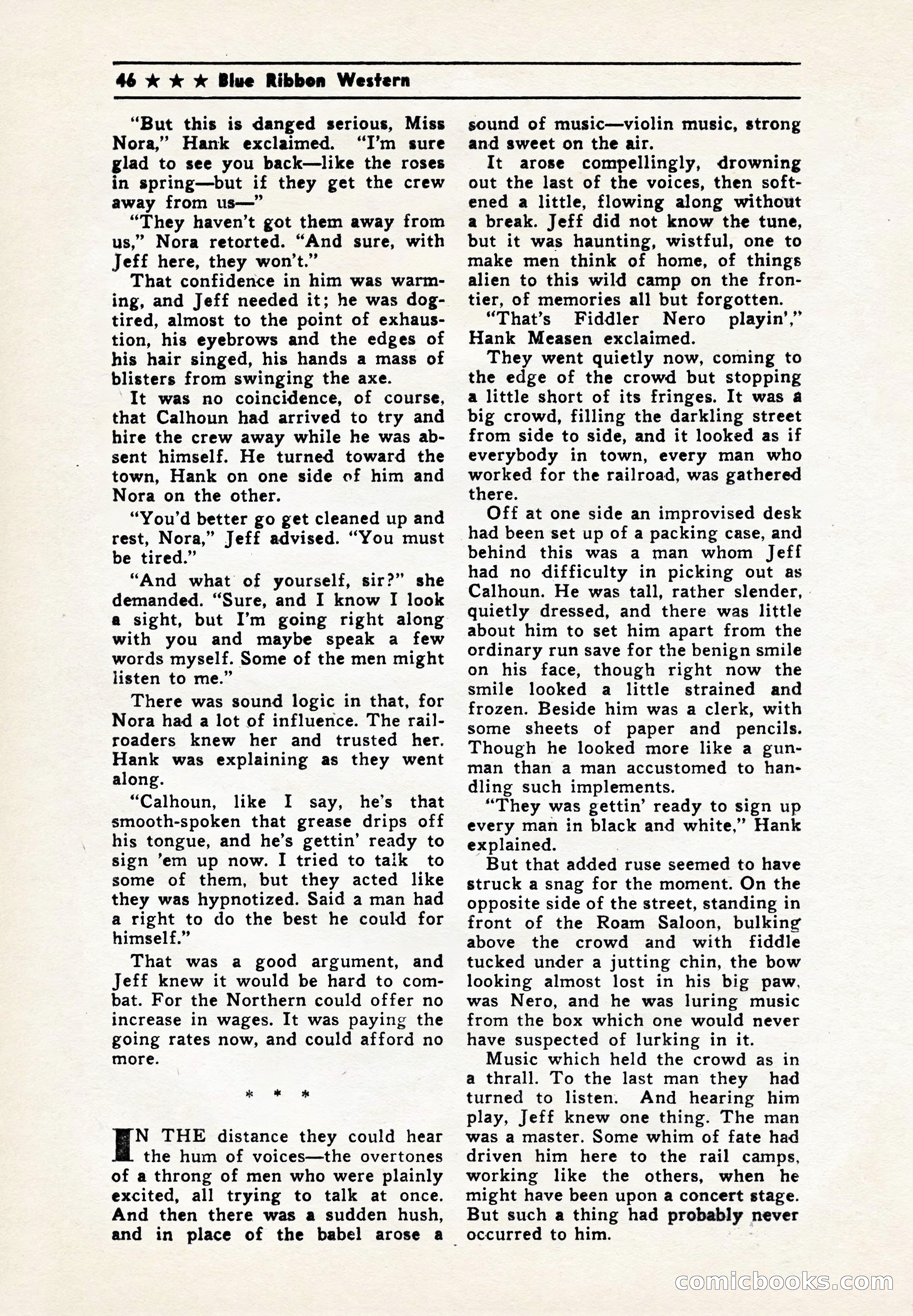Blue Ribbon Western, July 1945 — page 46 of 116