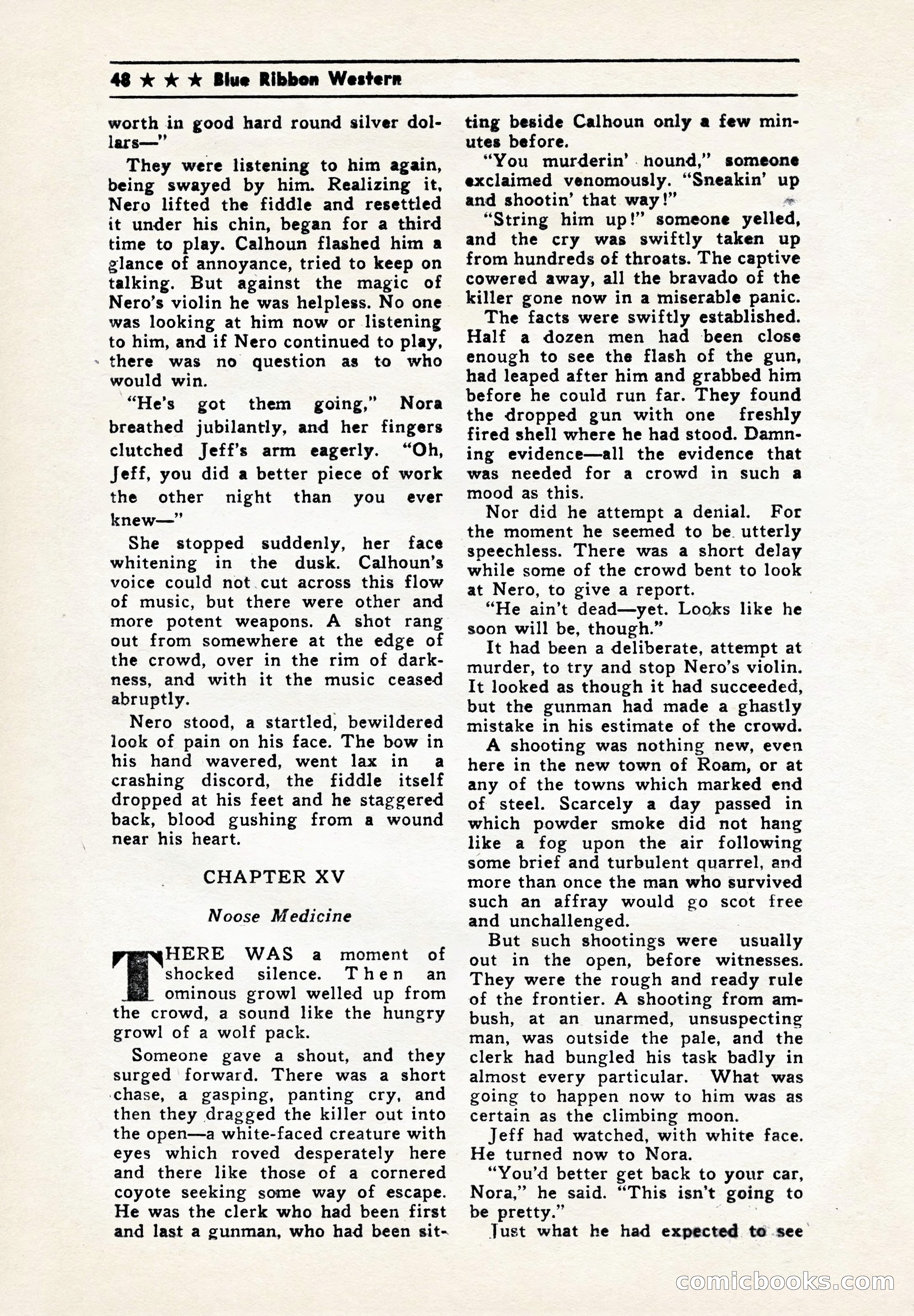Blue Ribbon Western, July 1945 — page 48 of 116