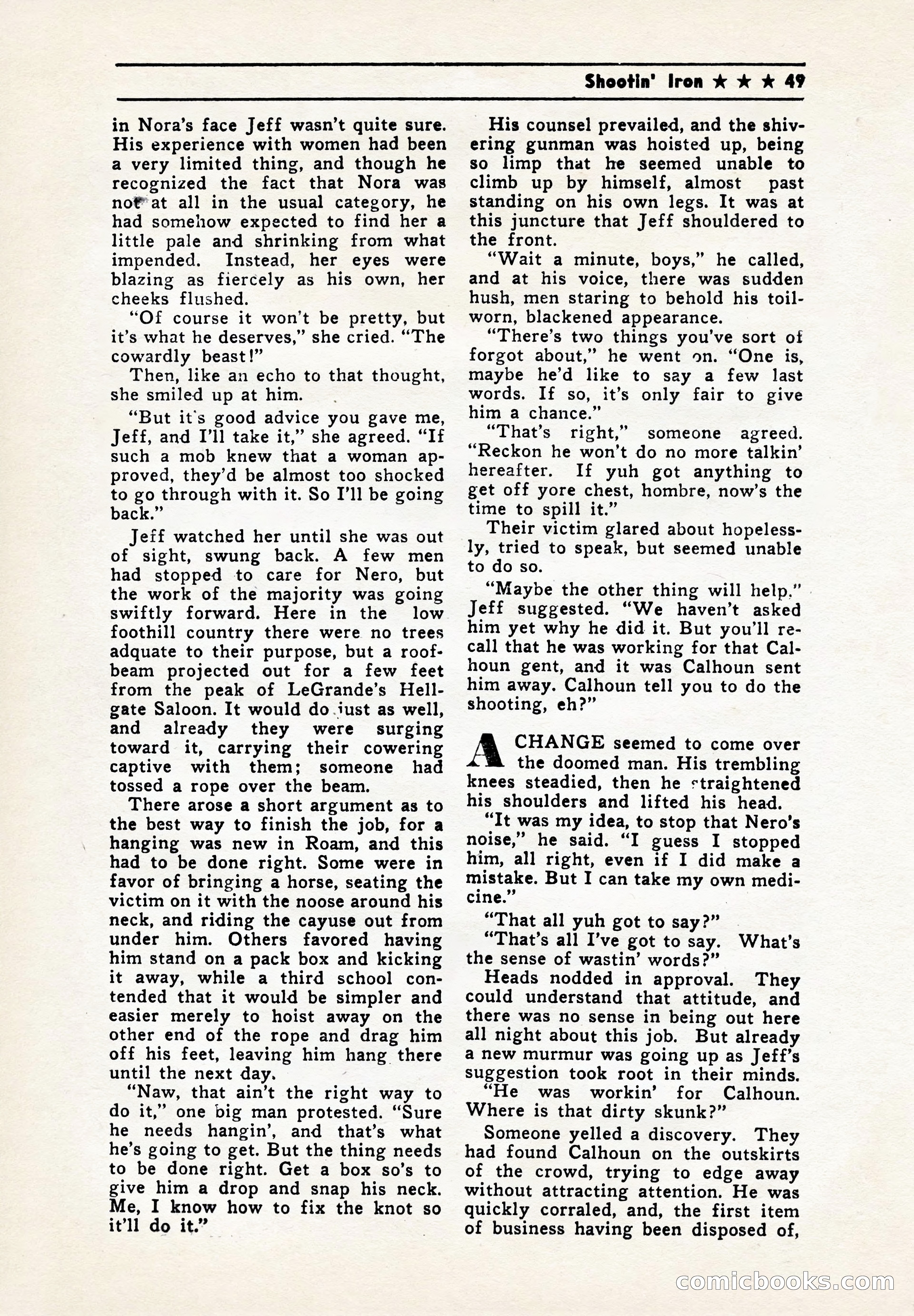 Blue Ribbon Western, July 1945 — page 49 of 116