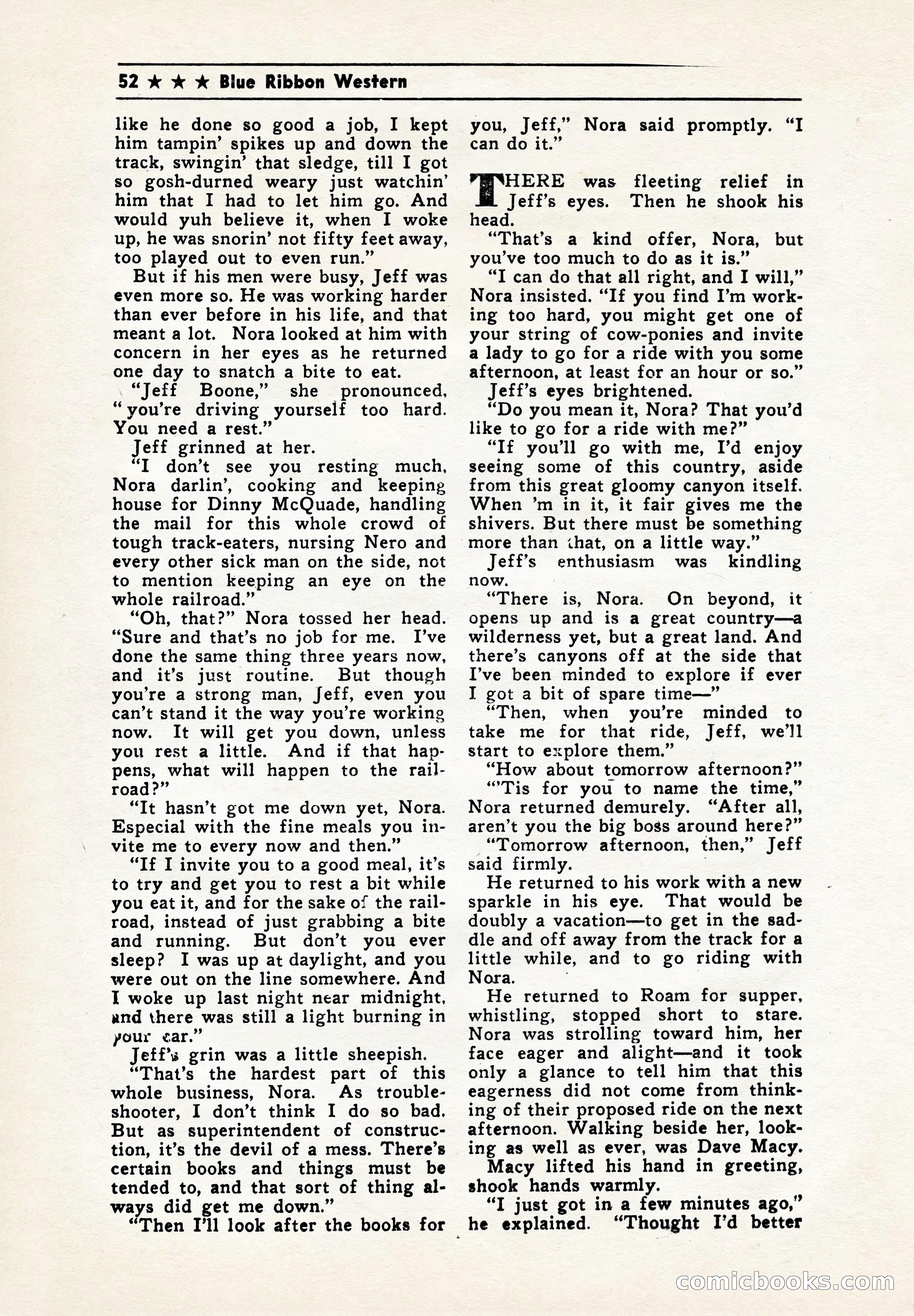 Blue Ribbon Western, July 1945 — page 52 of 116