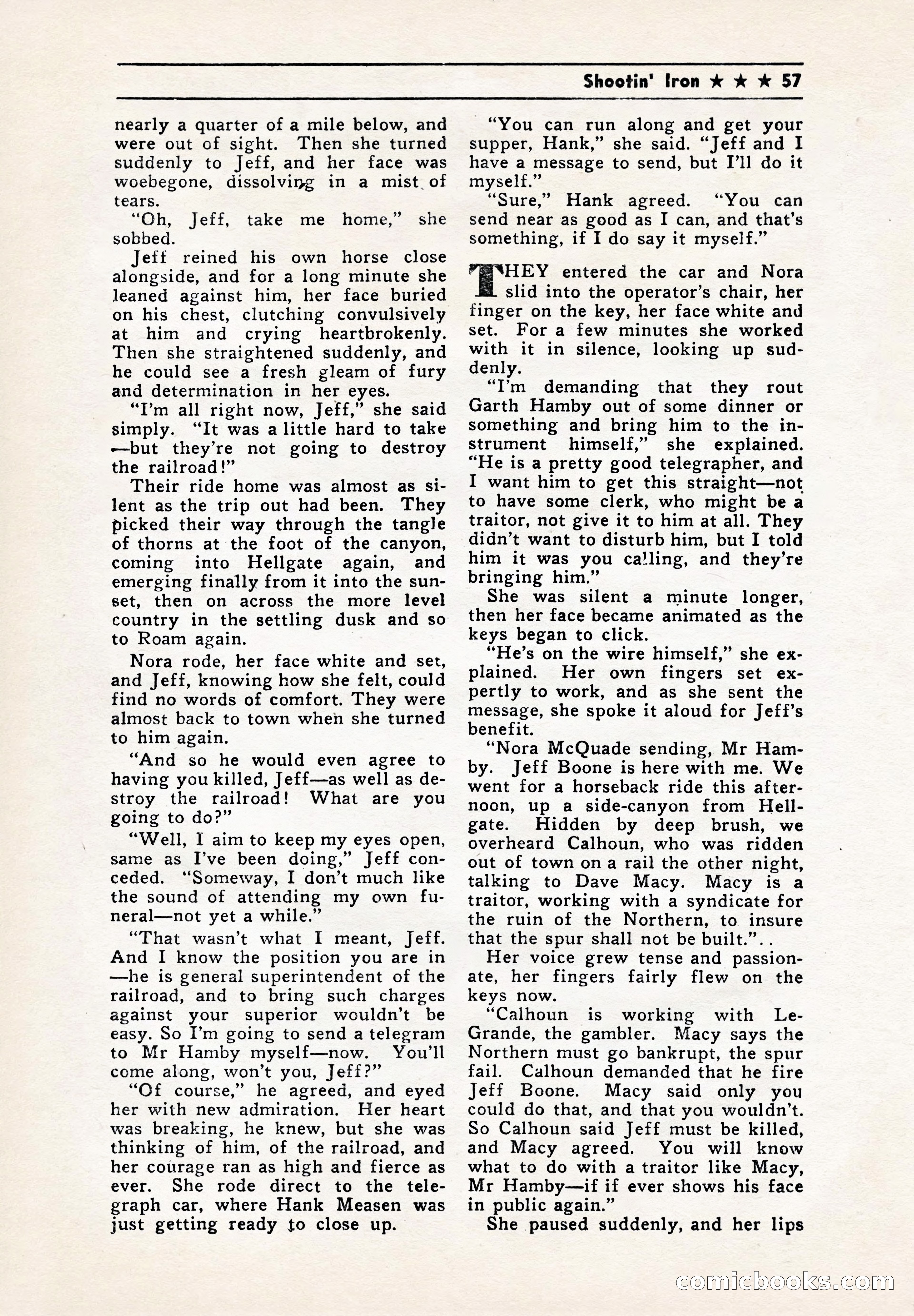 Blue Ribbon Western, July 1945 — page 57 of 116
