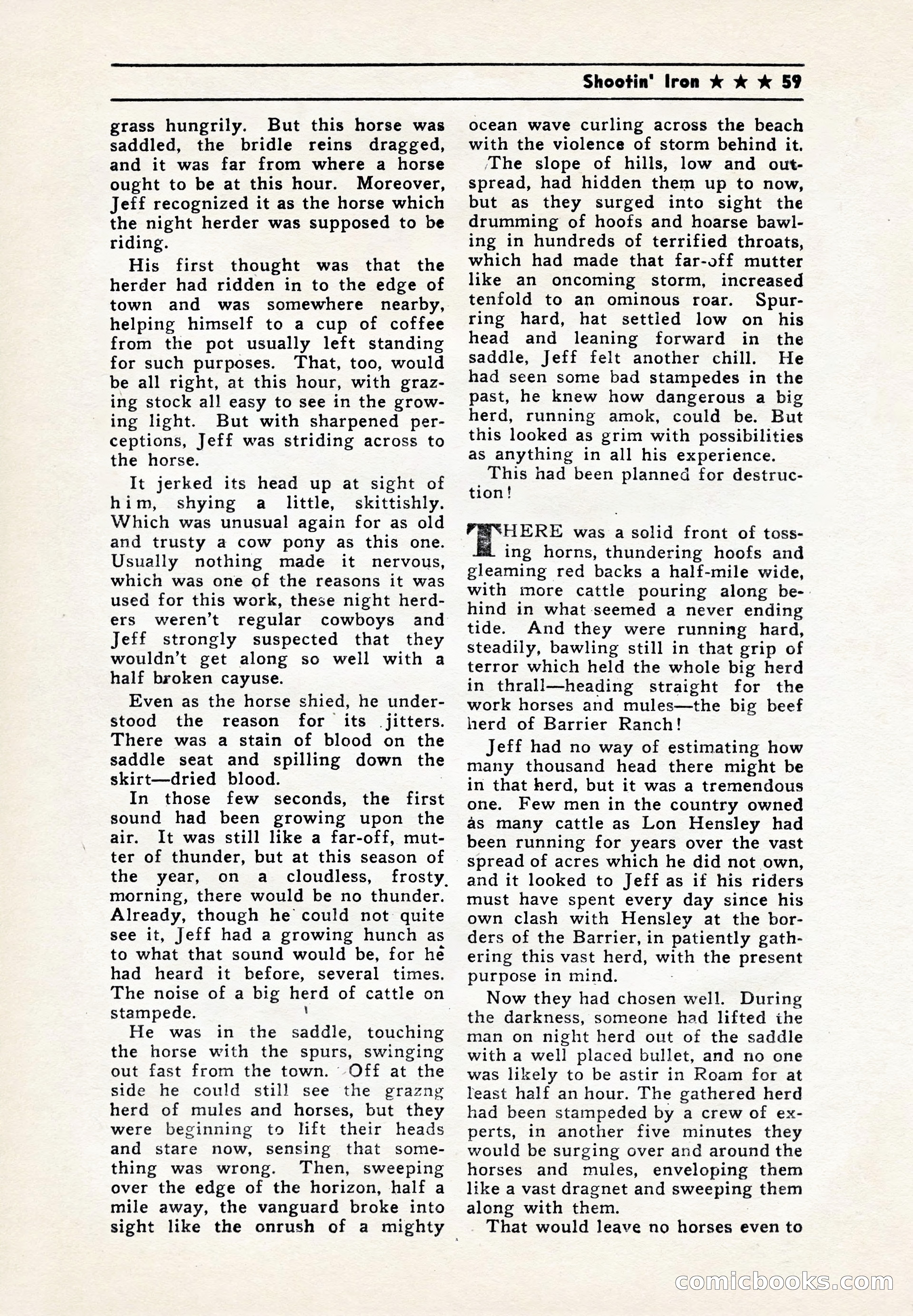 Blue Ribbon Western, July 1945 — page 59 of 116