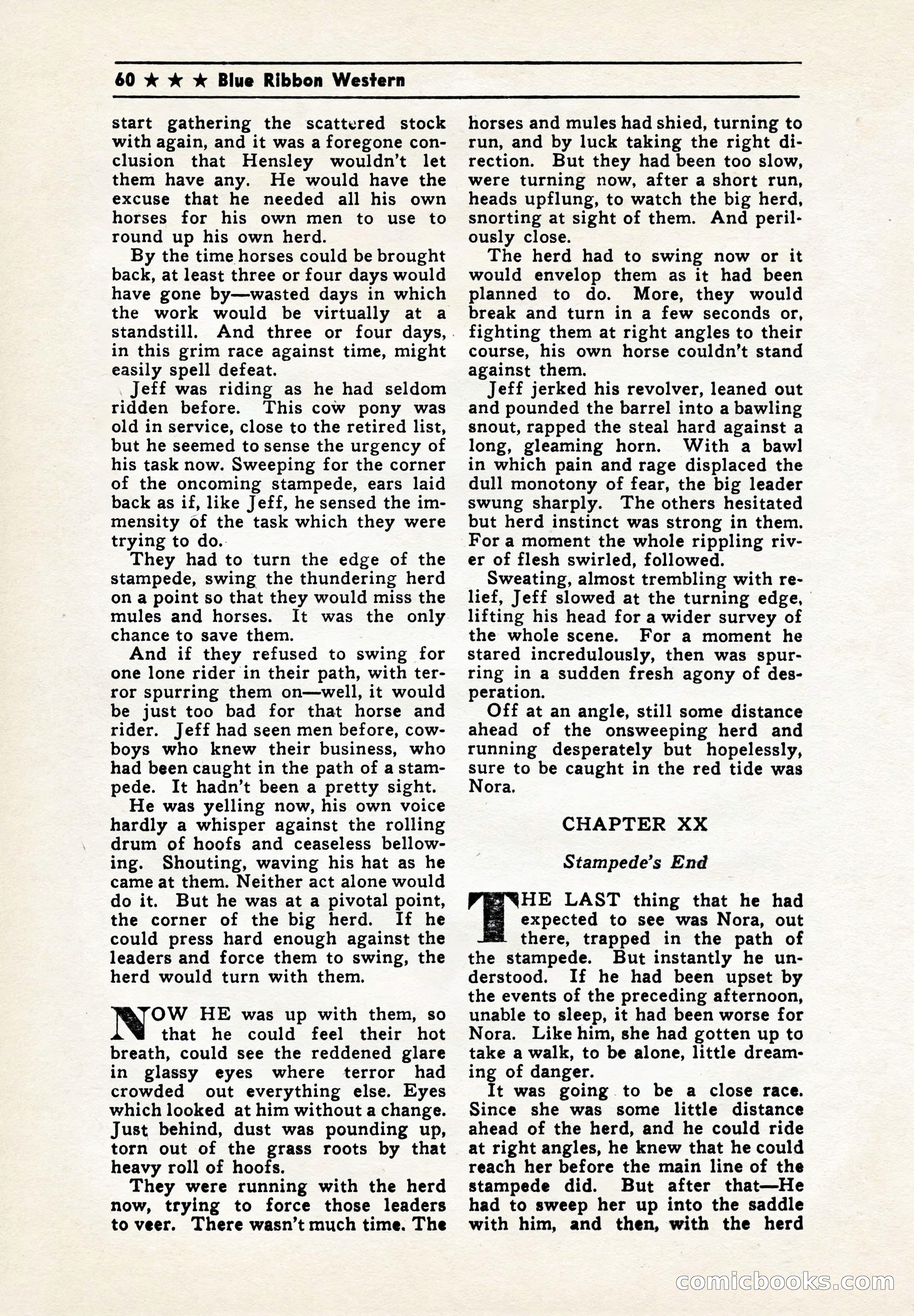 Blue Ribbon Western, July 1945 — page 60 of 116
