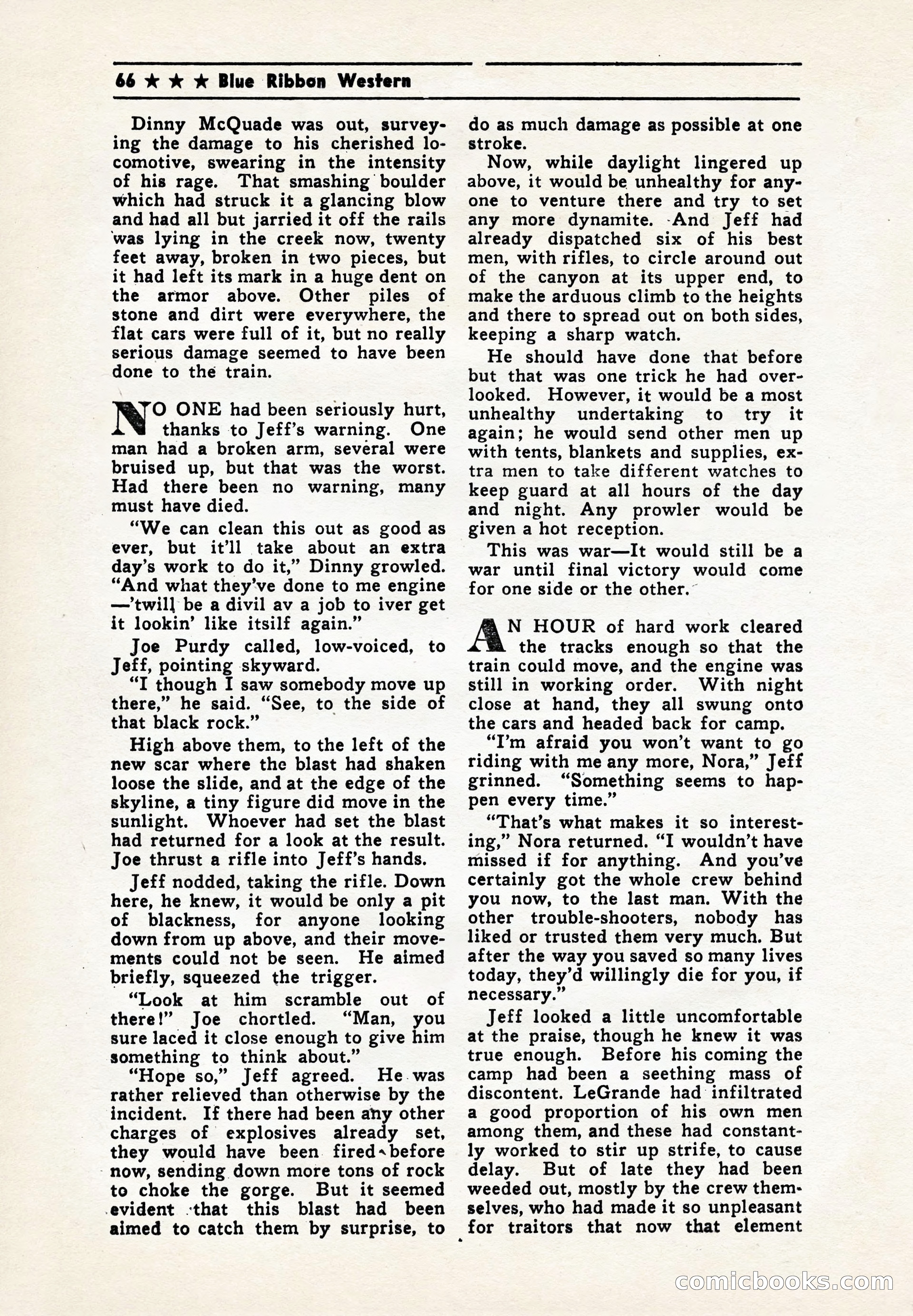 Blue Ribbon Western, July 1945 — page 66 of 116