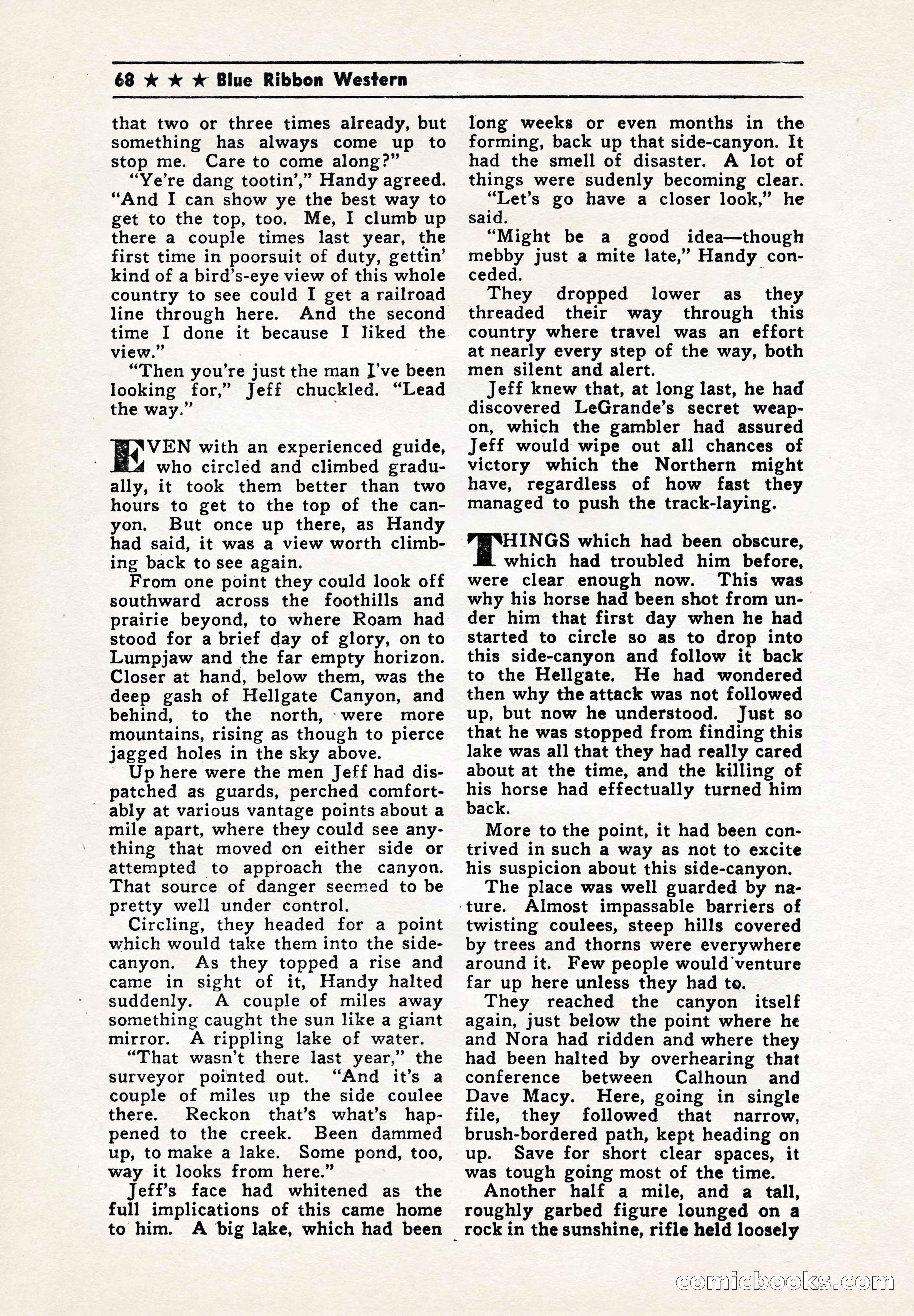 Blue Ribbon Western, July 1945 — page 68 of 116