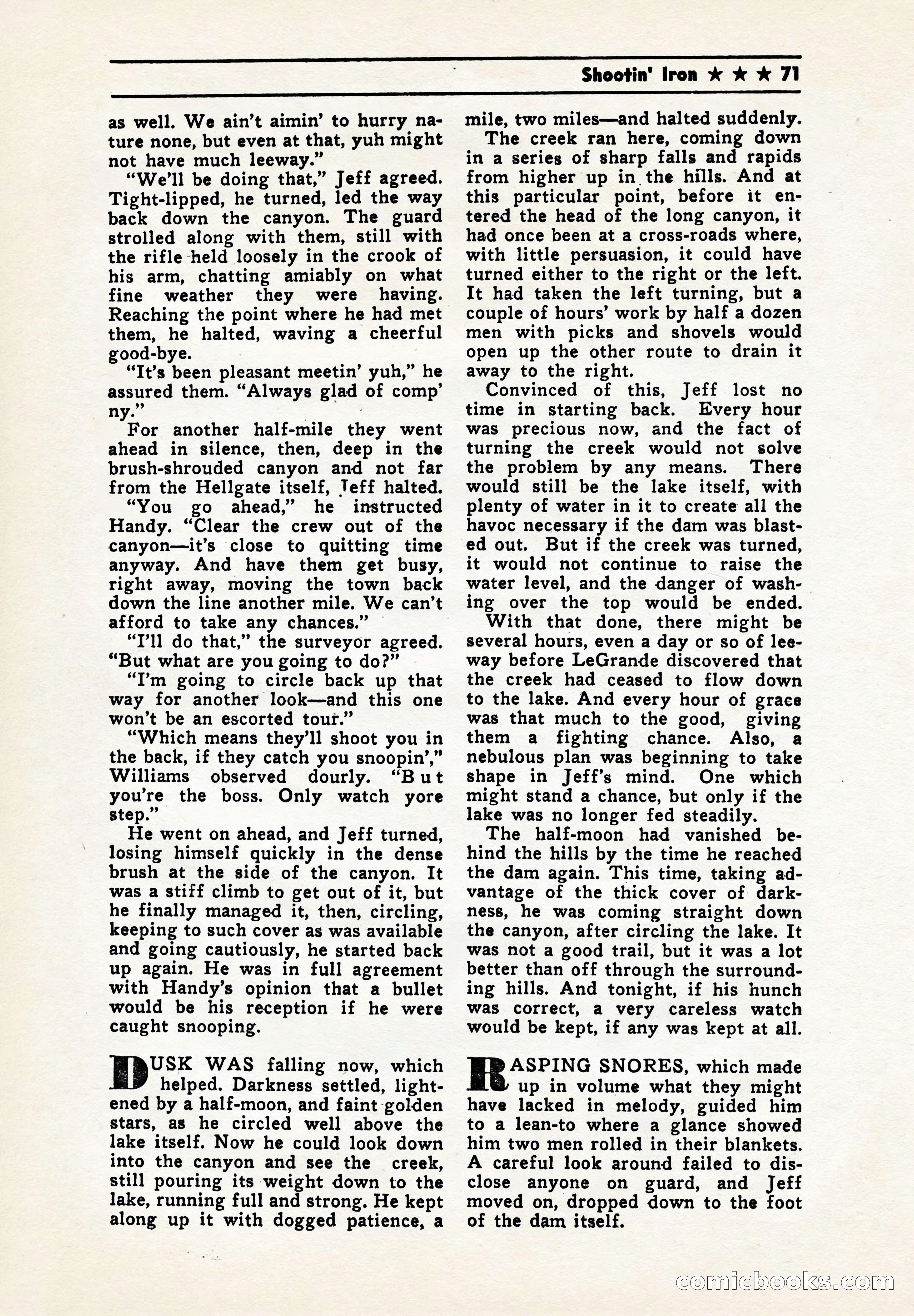 Blue Ribbon Western, July 1945 — page 71 of 116