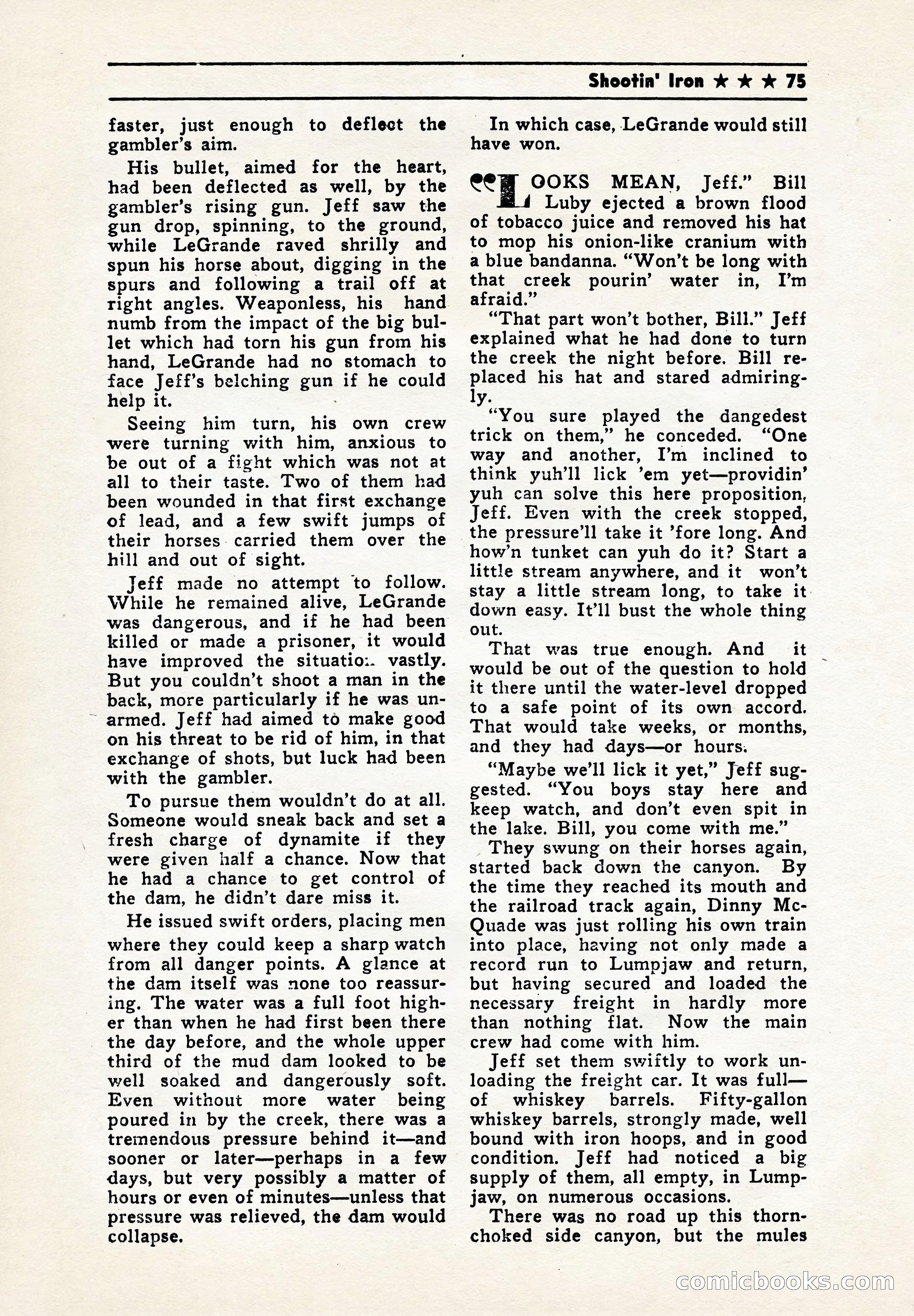 Blue Ribbon Western, July 1945 — page 75 of 116