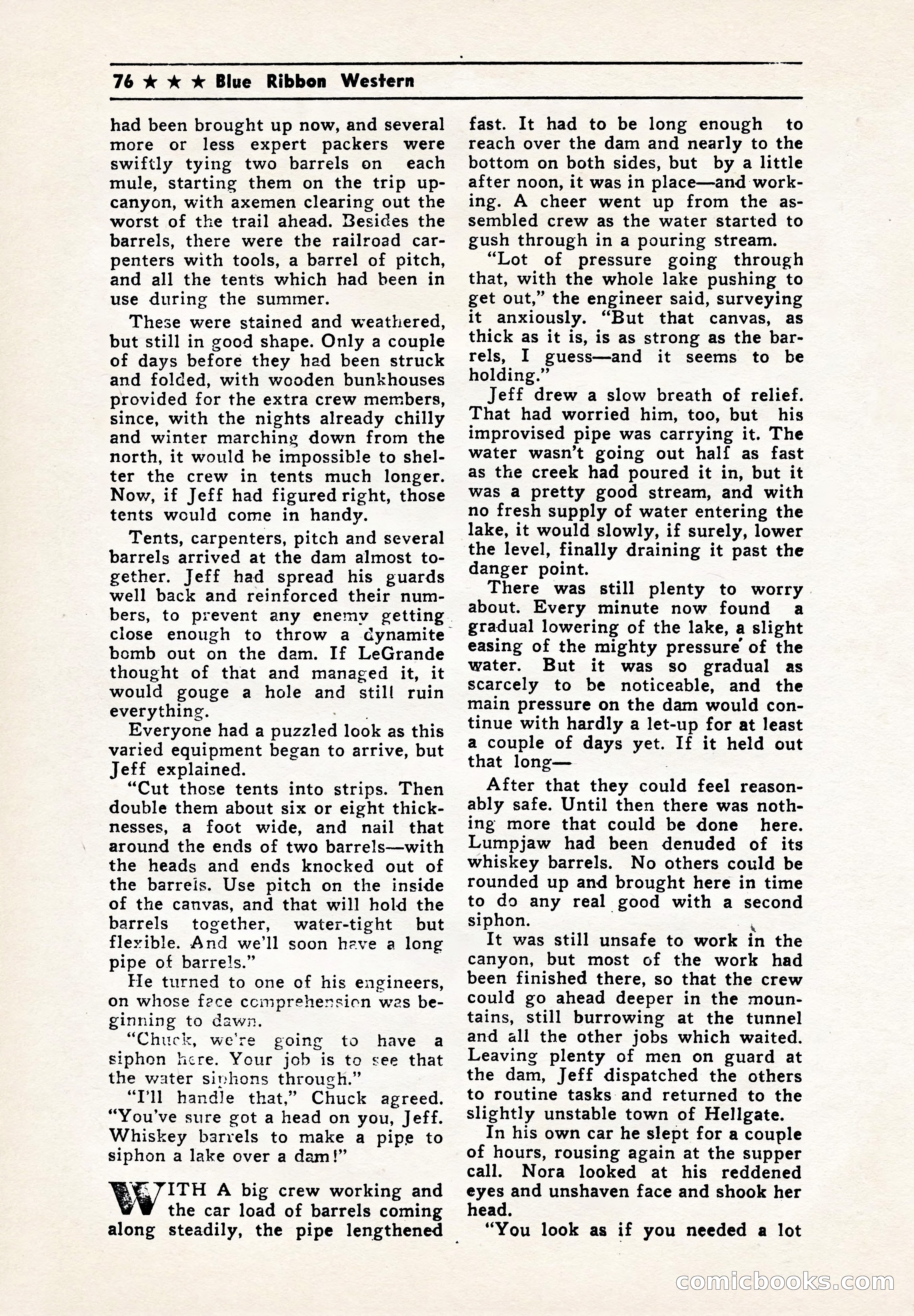 Blue Ribbon Western, July 1945 — page 76 of 116