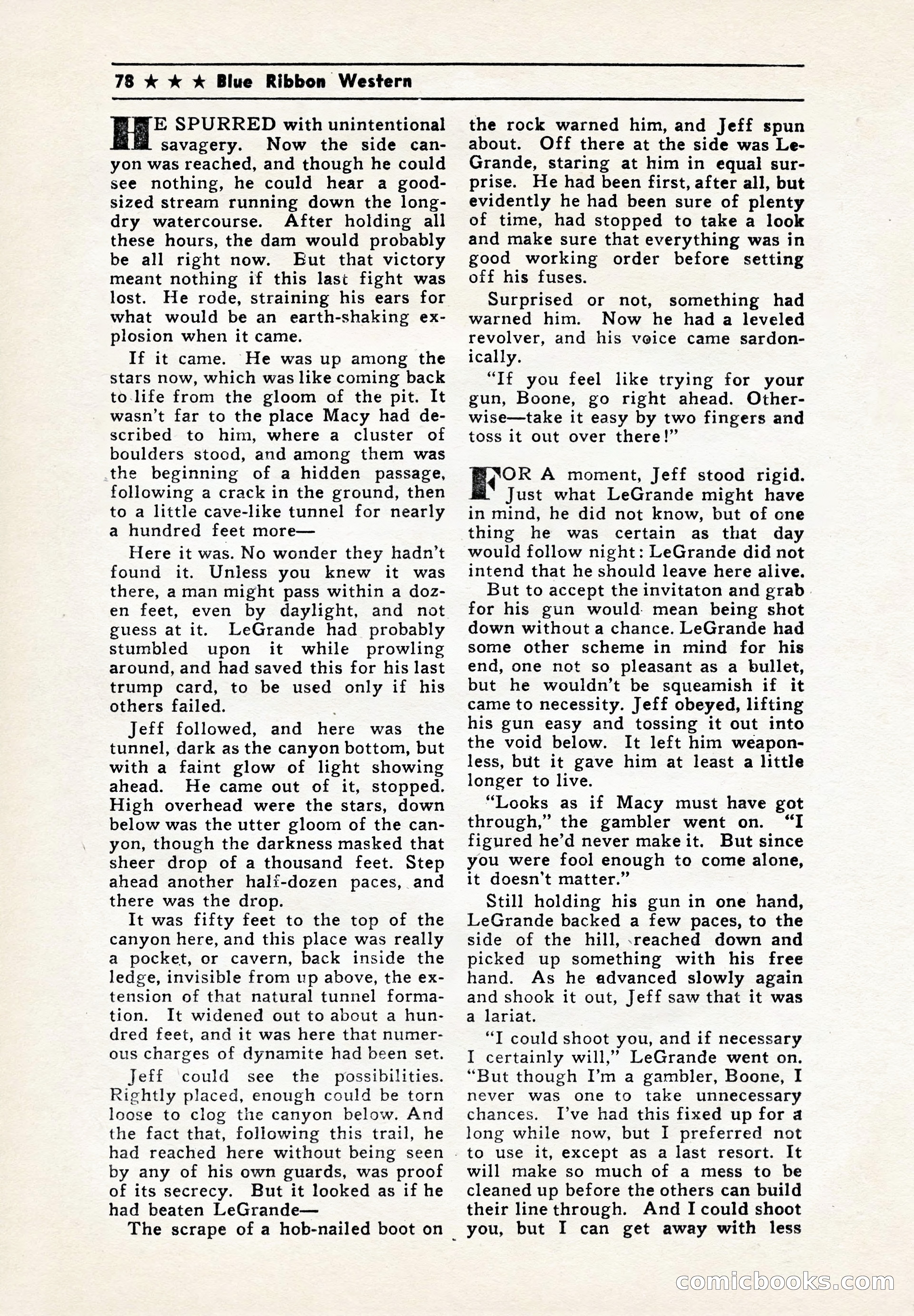 Blue Ribbon Western, July 1945 — page 78 of 116