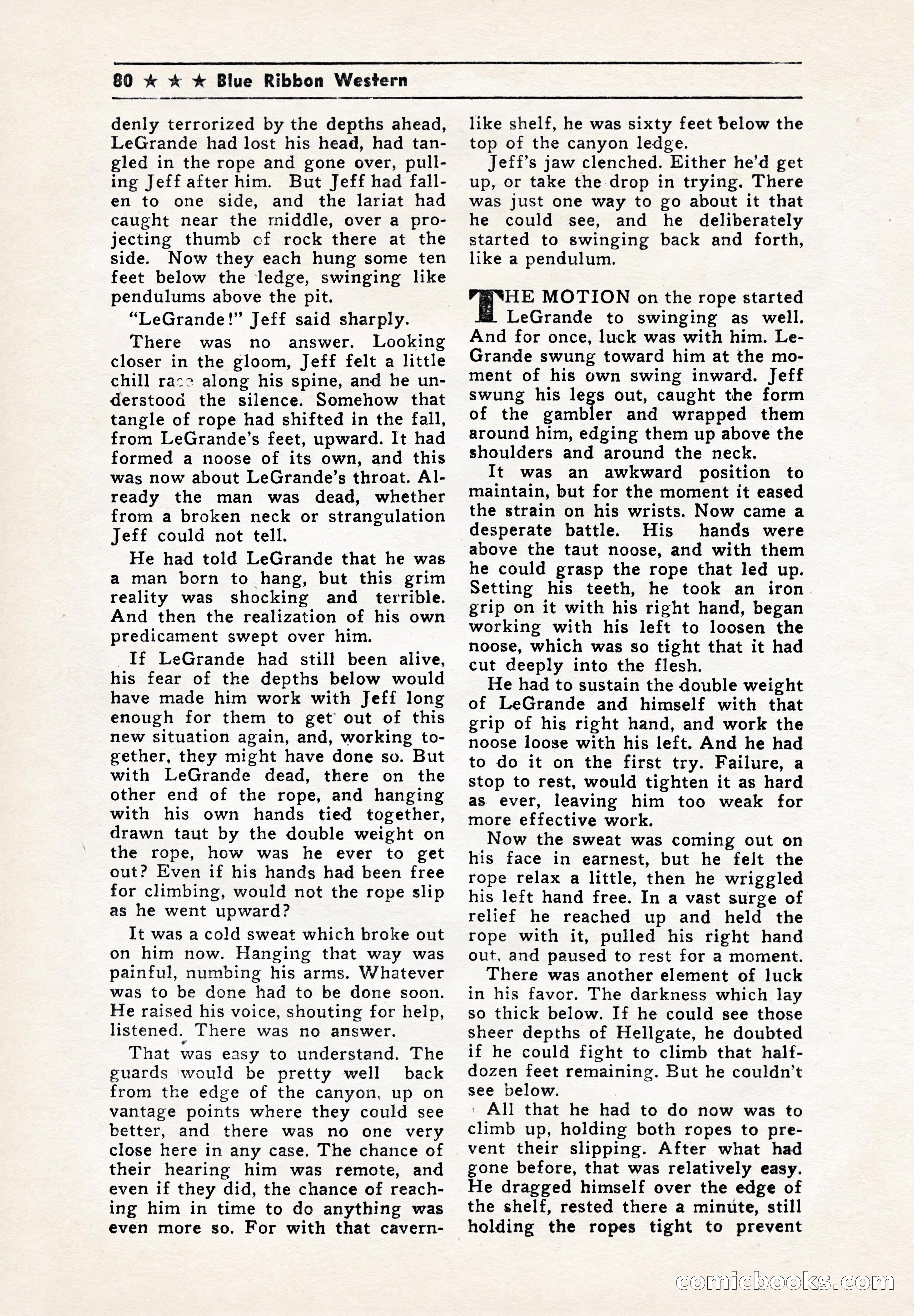 Blue Ribbon Western, July 1945 — page 80 of 116