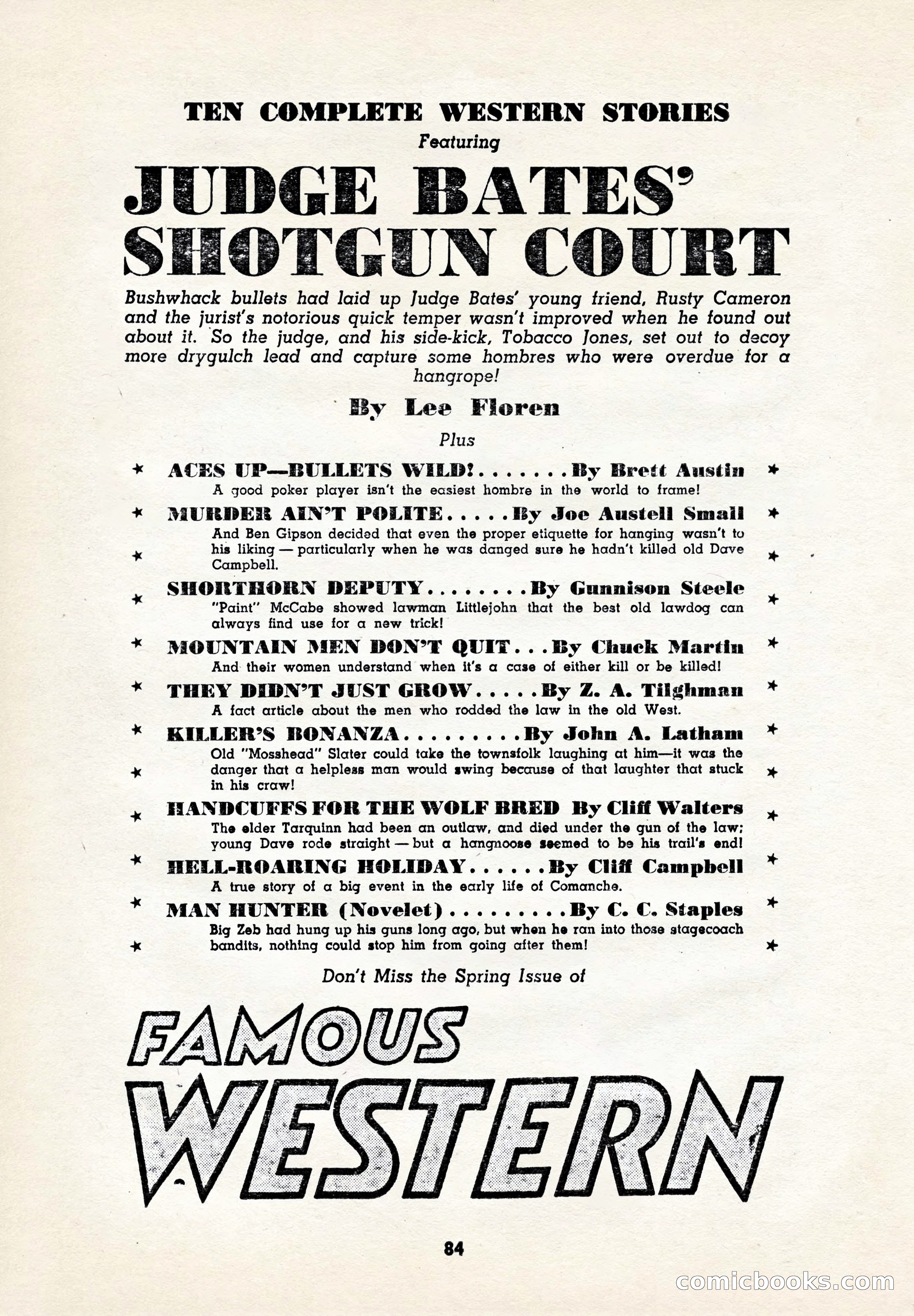 Blue Ribbon Western, July 1945 — page 84 of 116