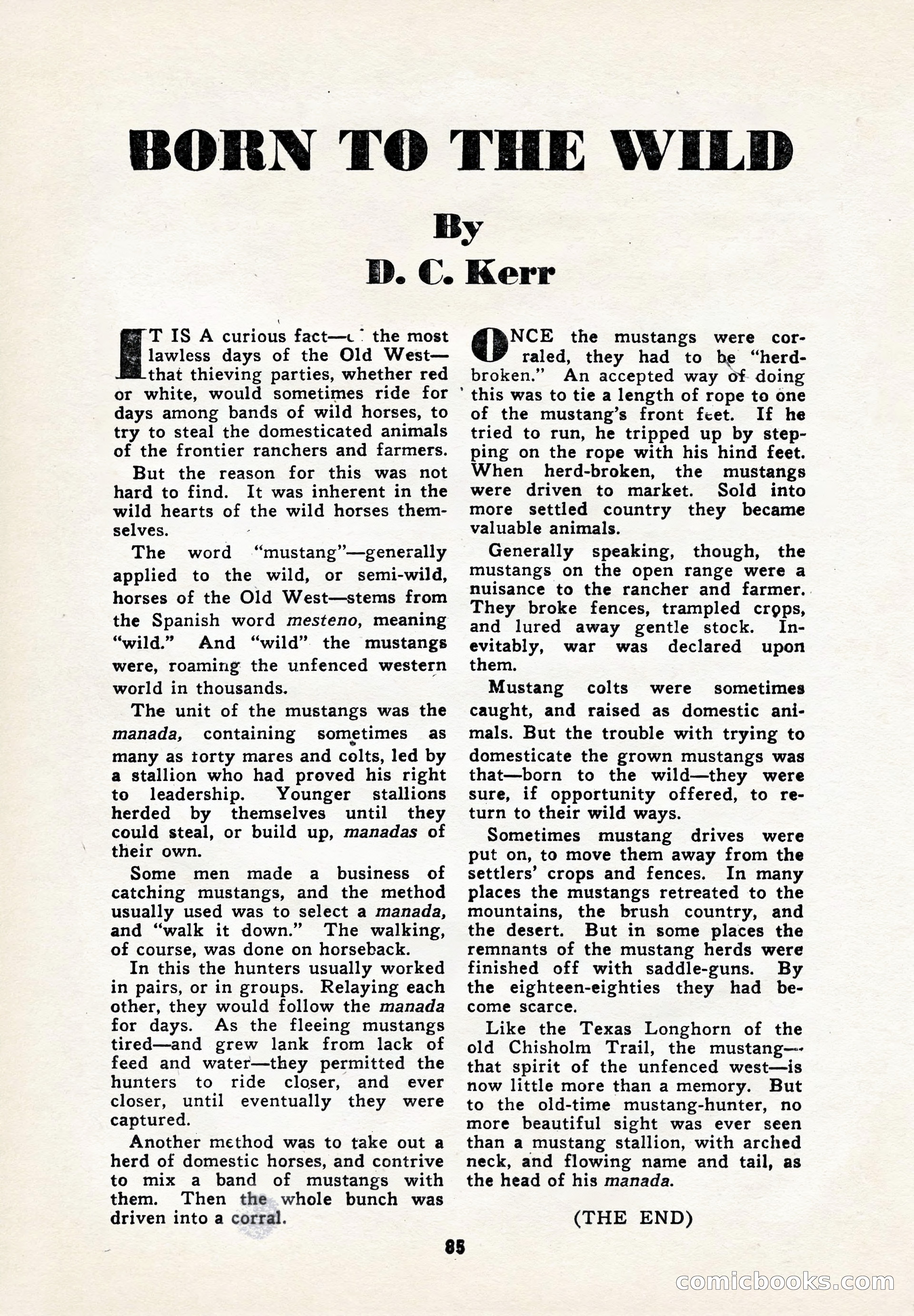 Blue Ribbon Western, July 1945 — page 85 of 116