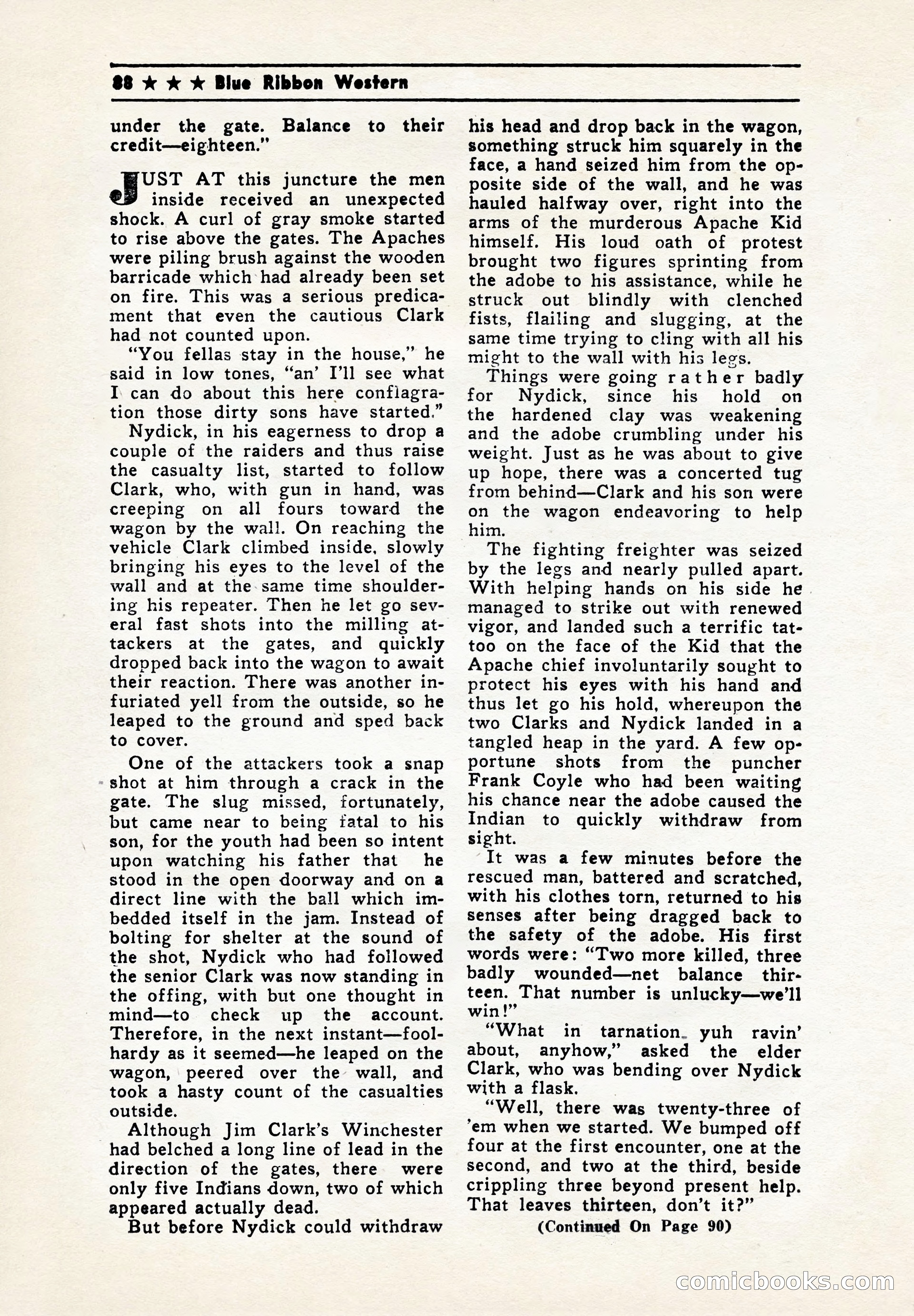 Blue Ribbon Western, July 1945 — page 88 of 116