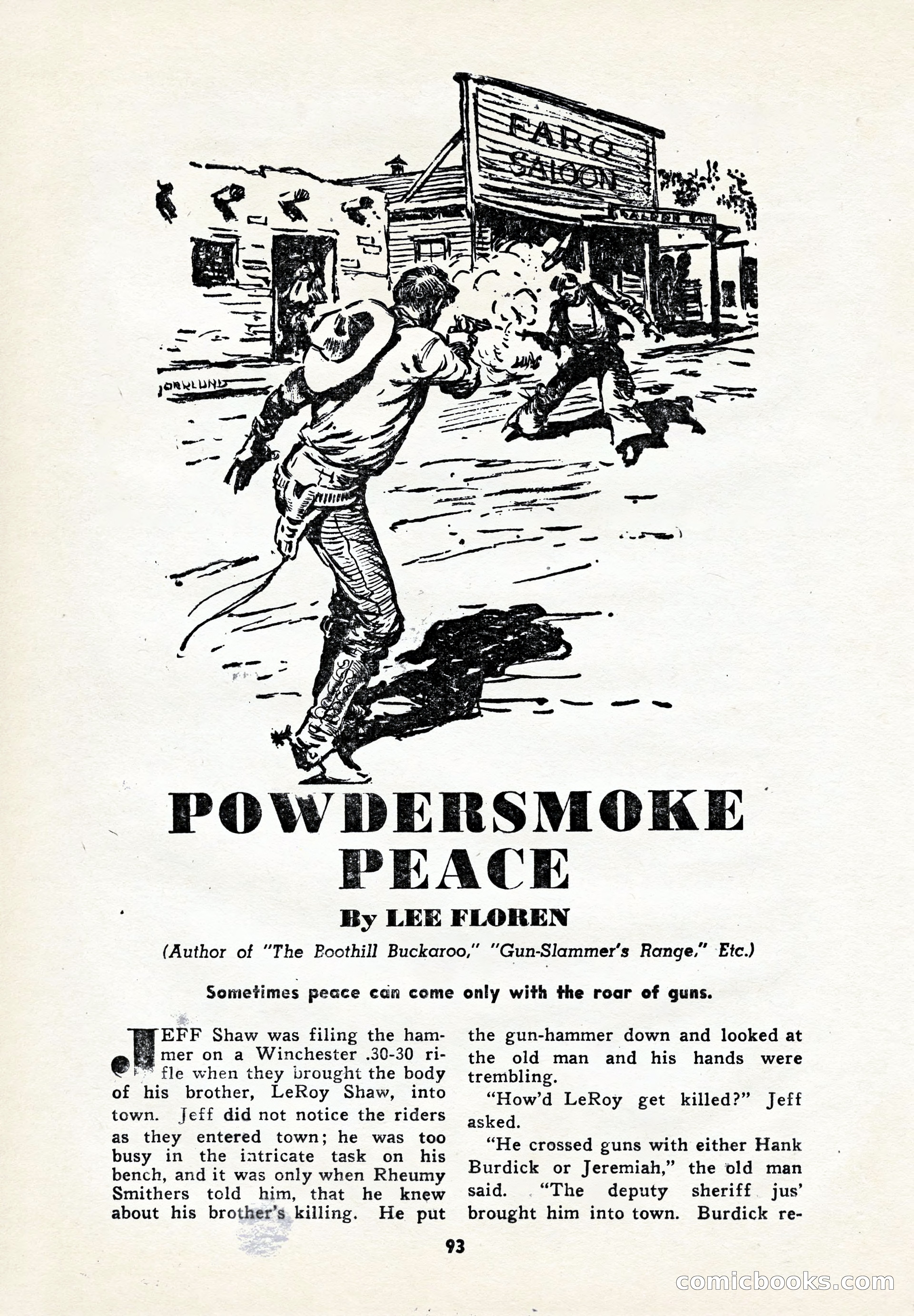 Blue Ribbon Western, July 1945 — page 93 of 116