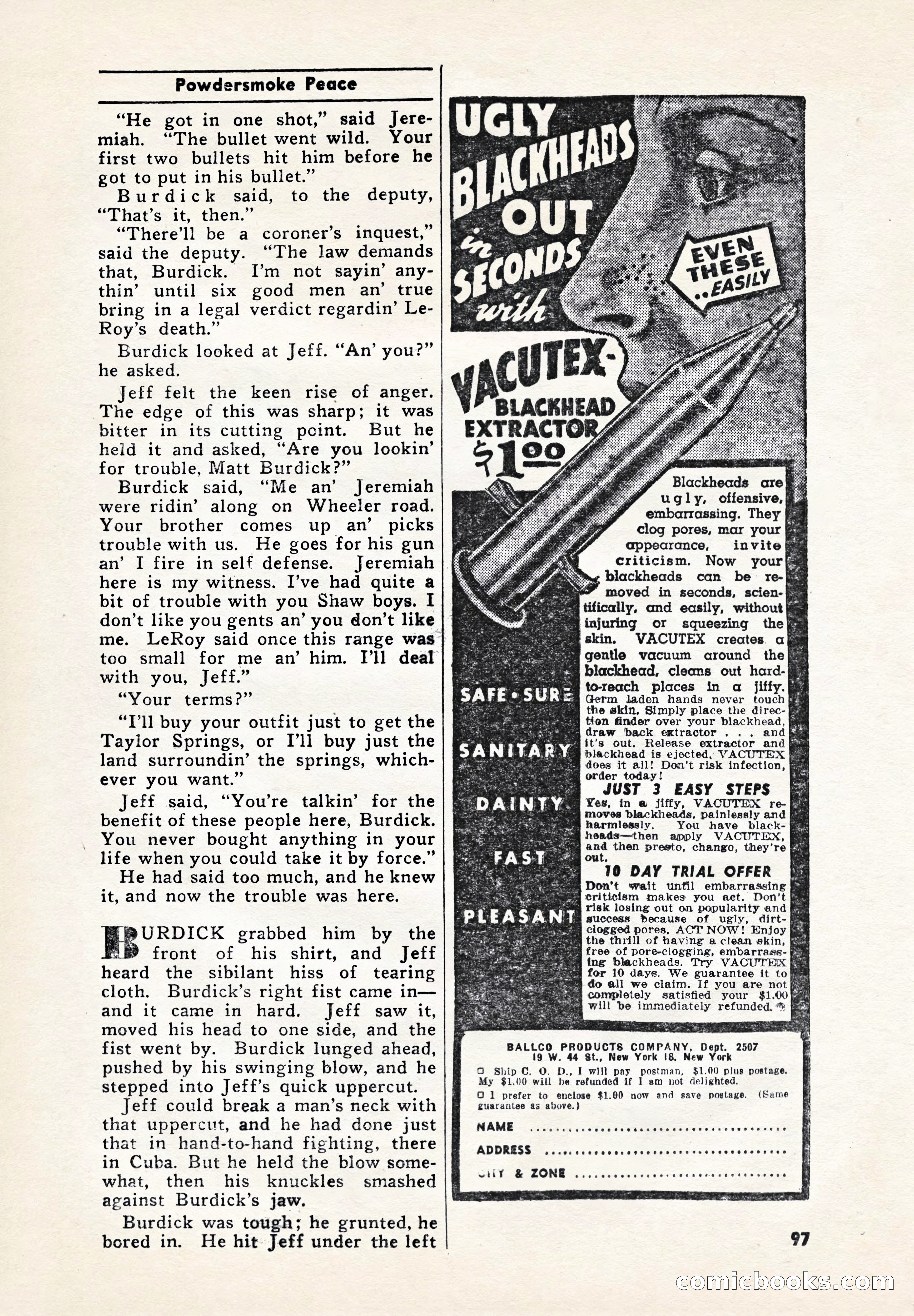 Blue Ribbon Western, July 1945 — page 97 of 116