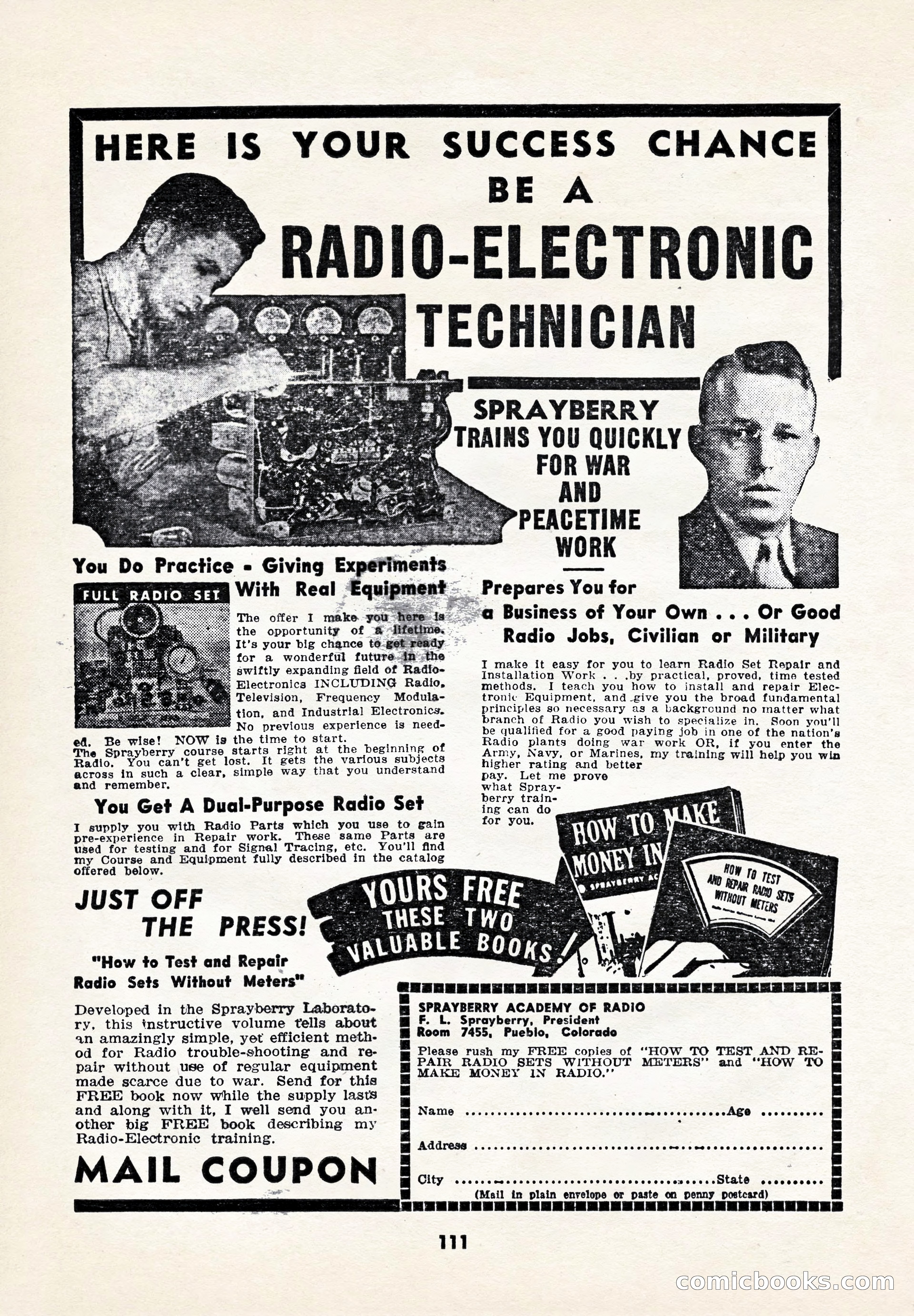 Blue Ribbon Western, July 1945 — page 111 of 116