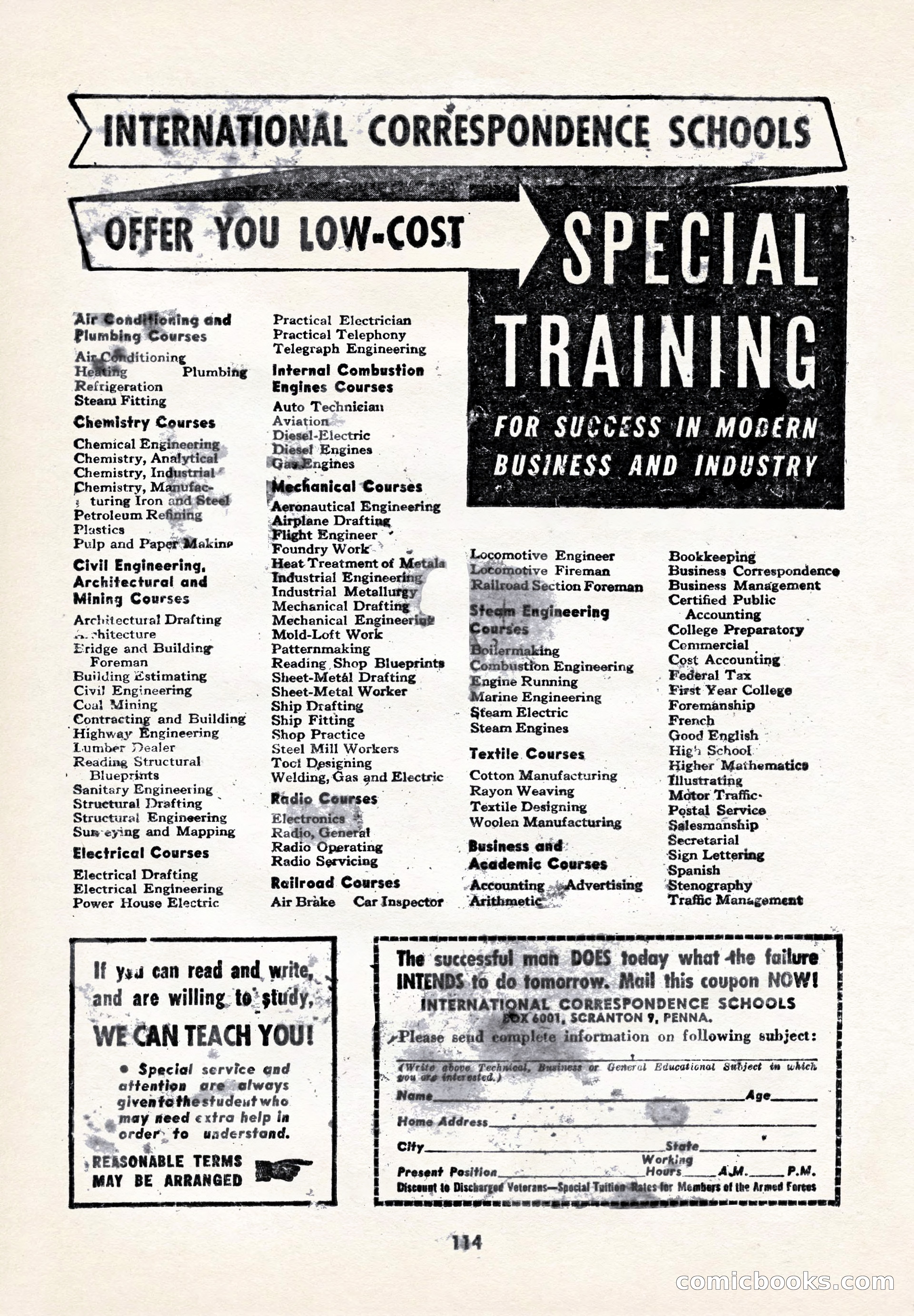 Blue Ribbon Western, July 1945 — page 114 of 116