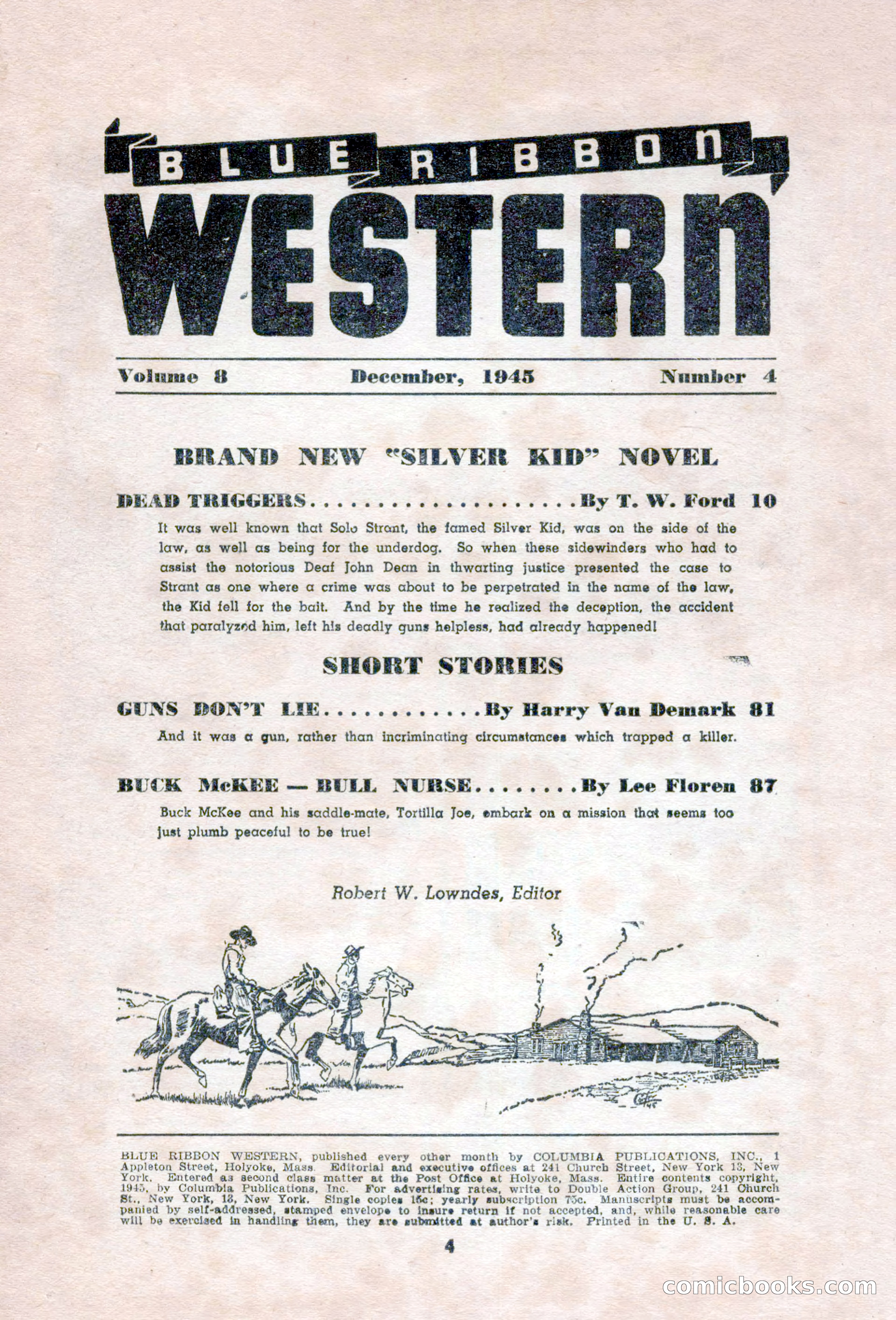 Blue Ribbon Western, December 1945 — page 4 of 116