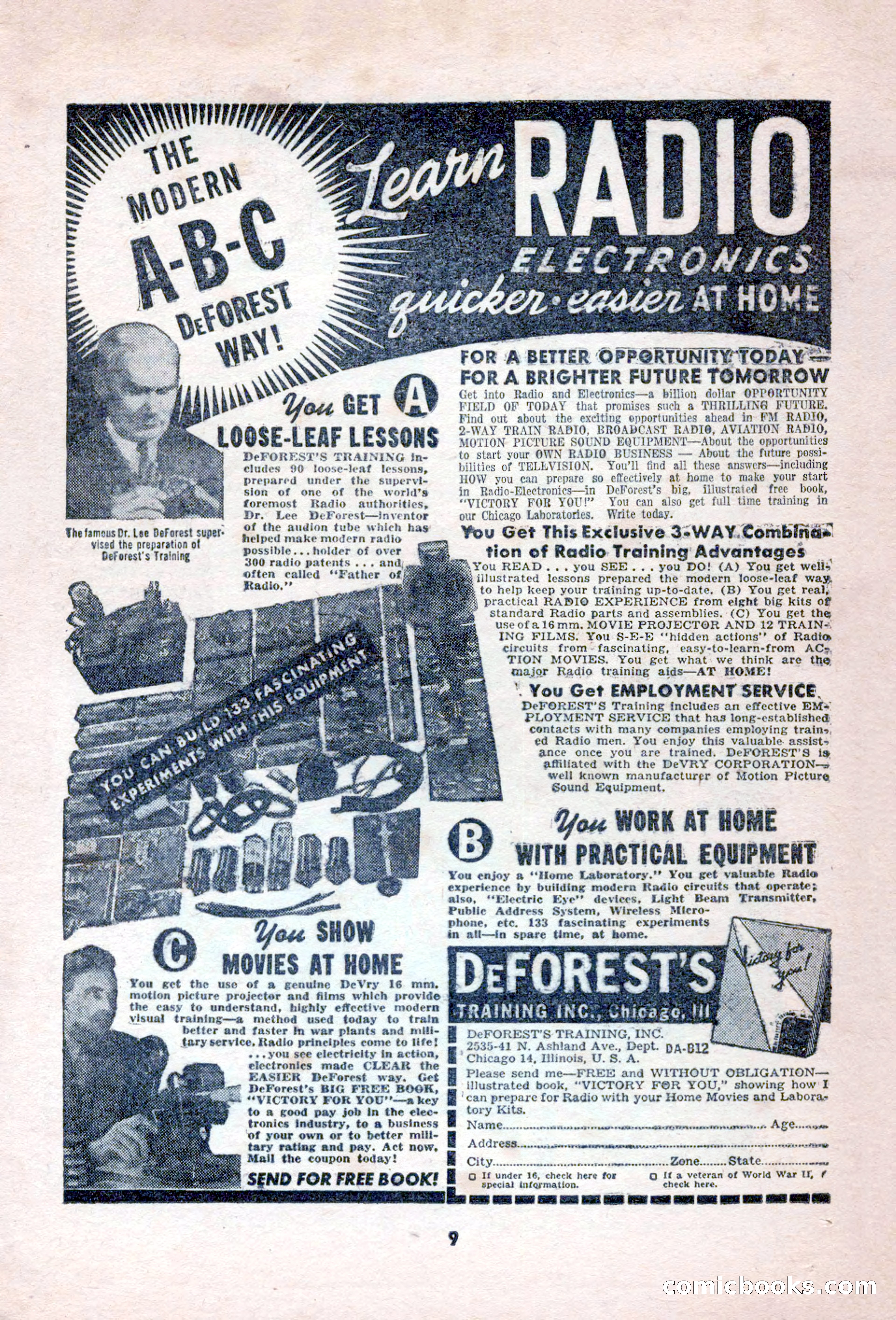 Blue Ribbon Western, December 1945 — page 9 of 116