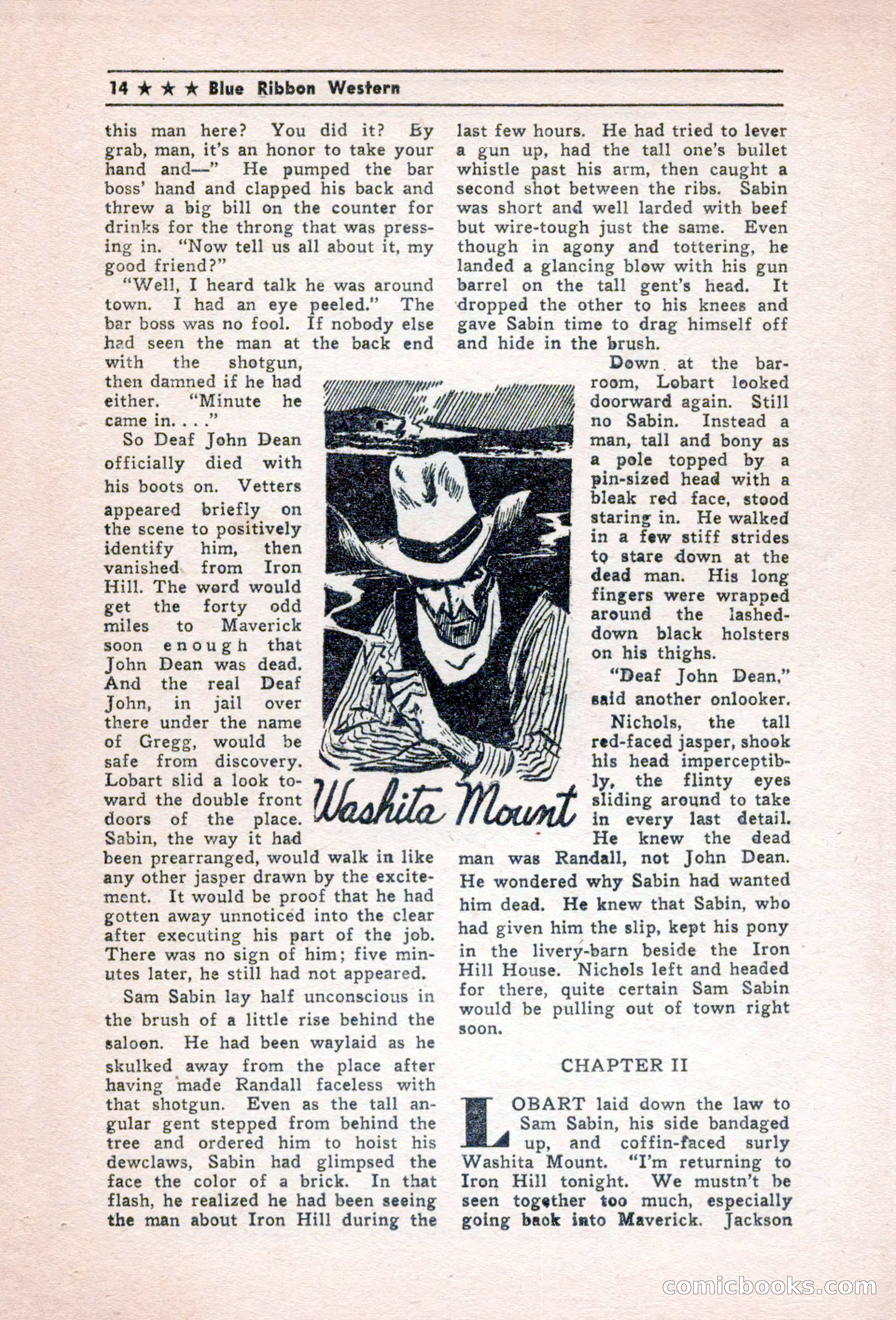 Blue Ribbon Western, December 1945 — page 14 of 116