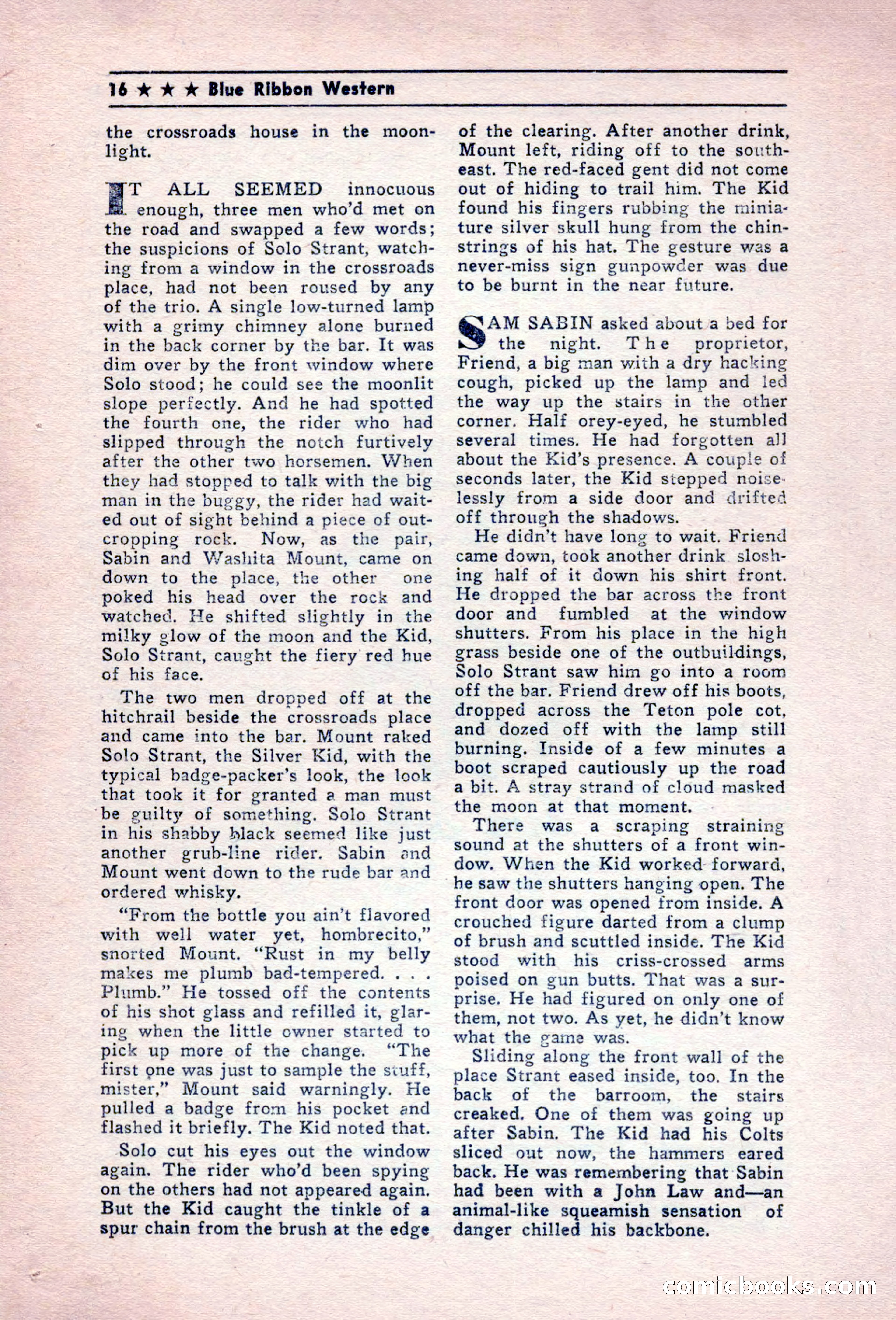 Blue Ribbon Western, December 1945 — page 16 of 116