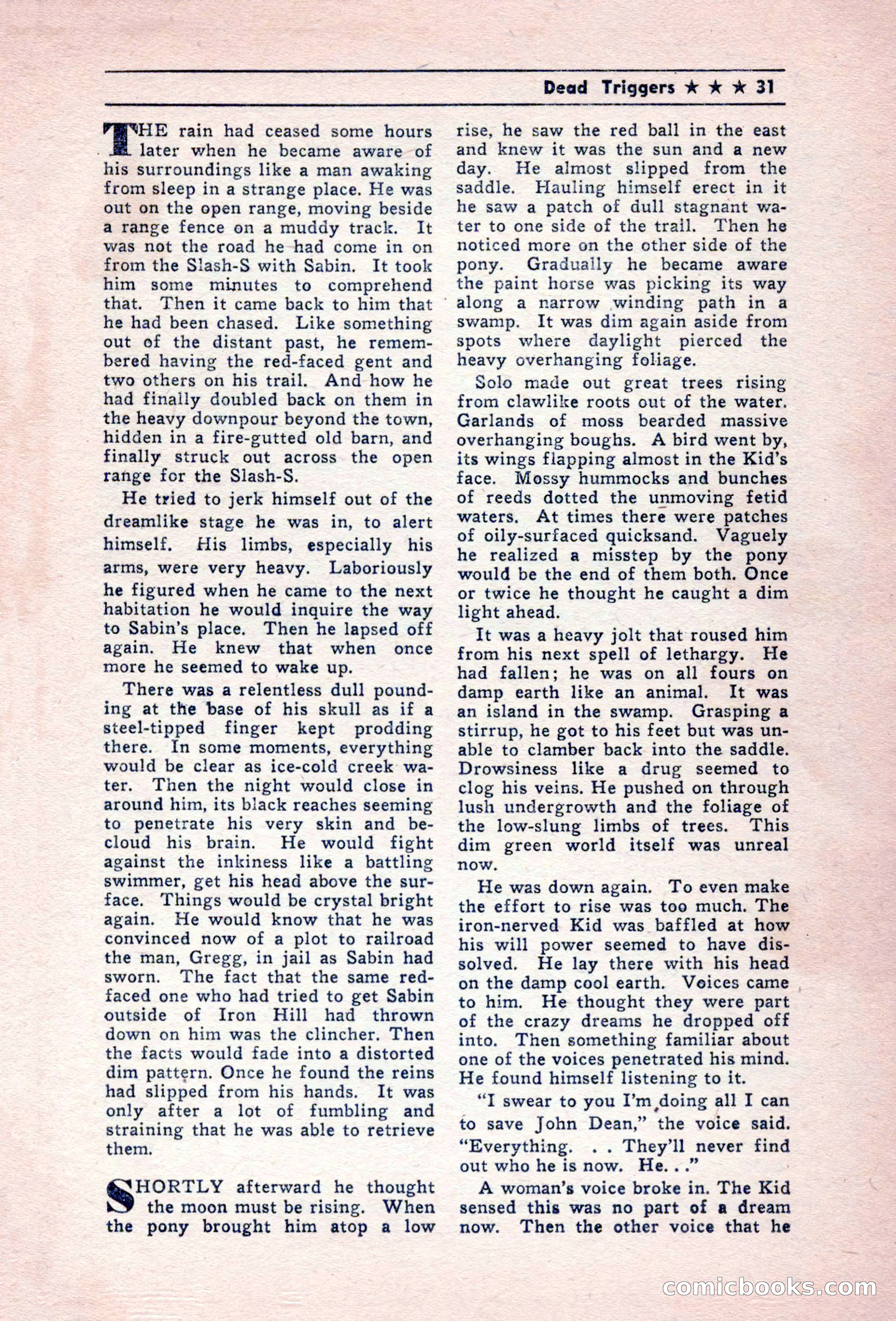 Blue Ribbon Western, December 1945 — page 31 of 116