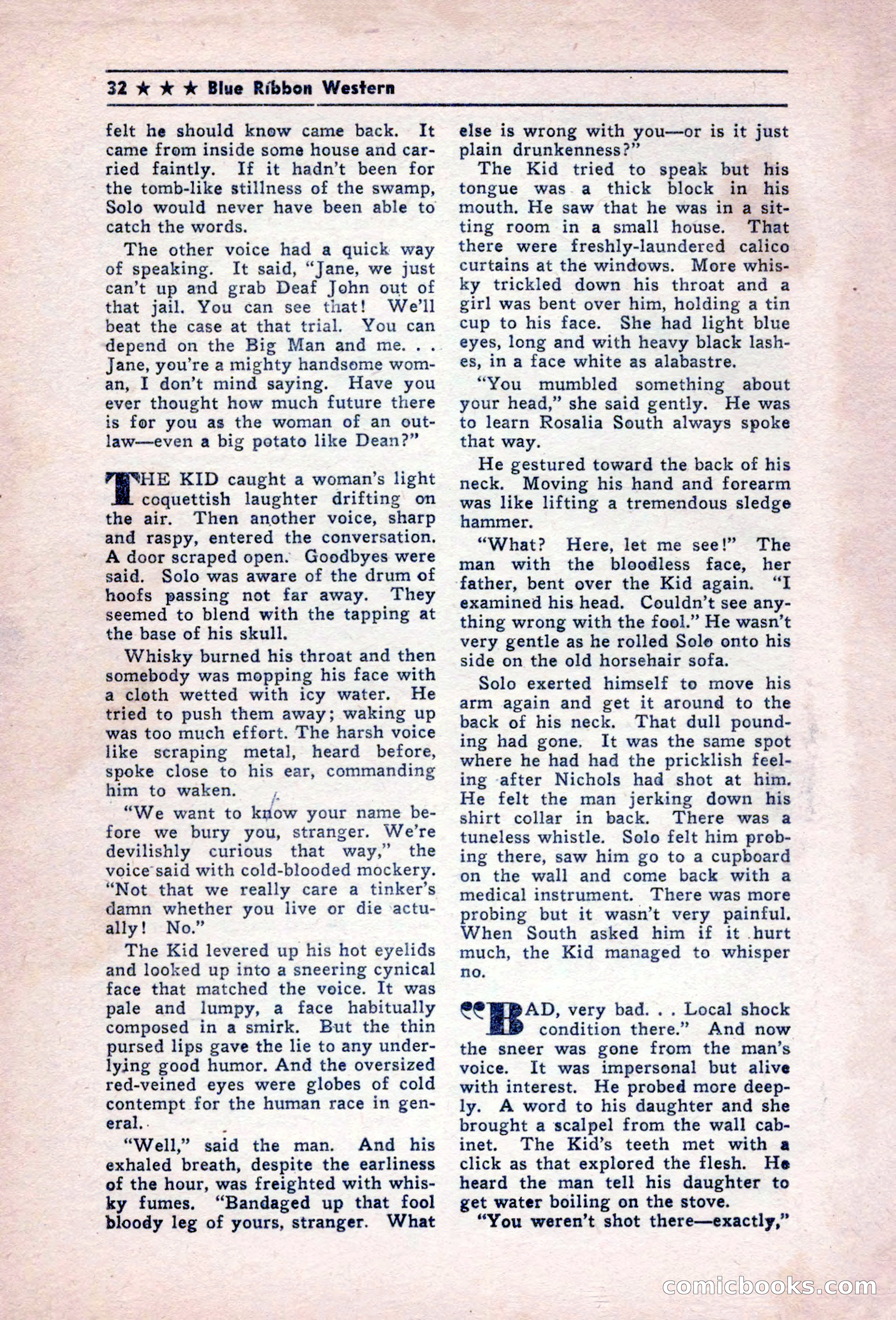 Blue Ribbon Western, December 1945 — page 32 of 116