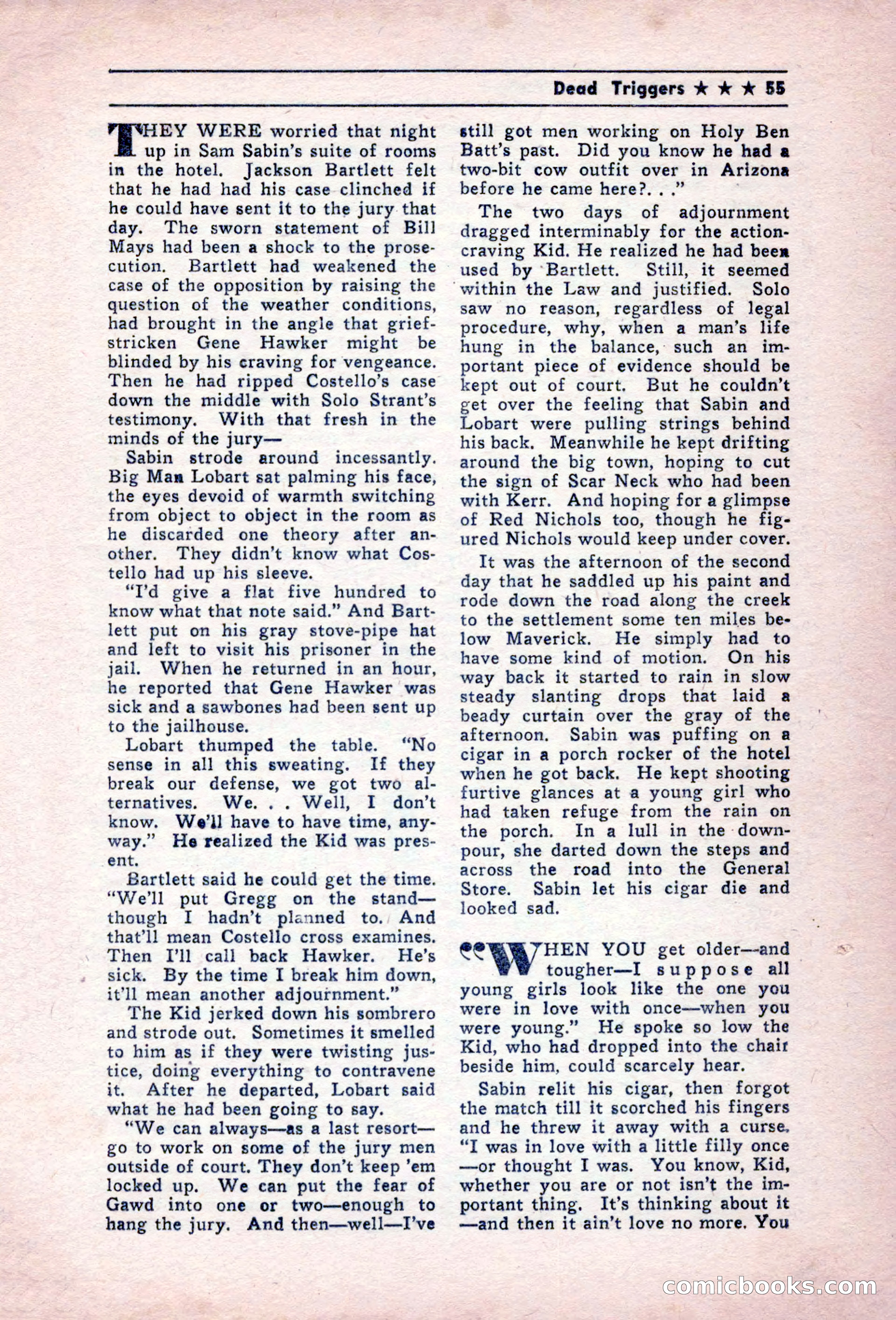 Blue Ribbon Western, December 1945 — page 55 of 116
