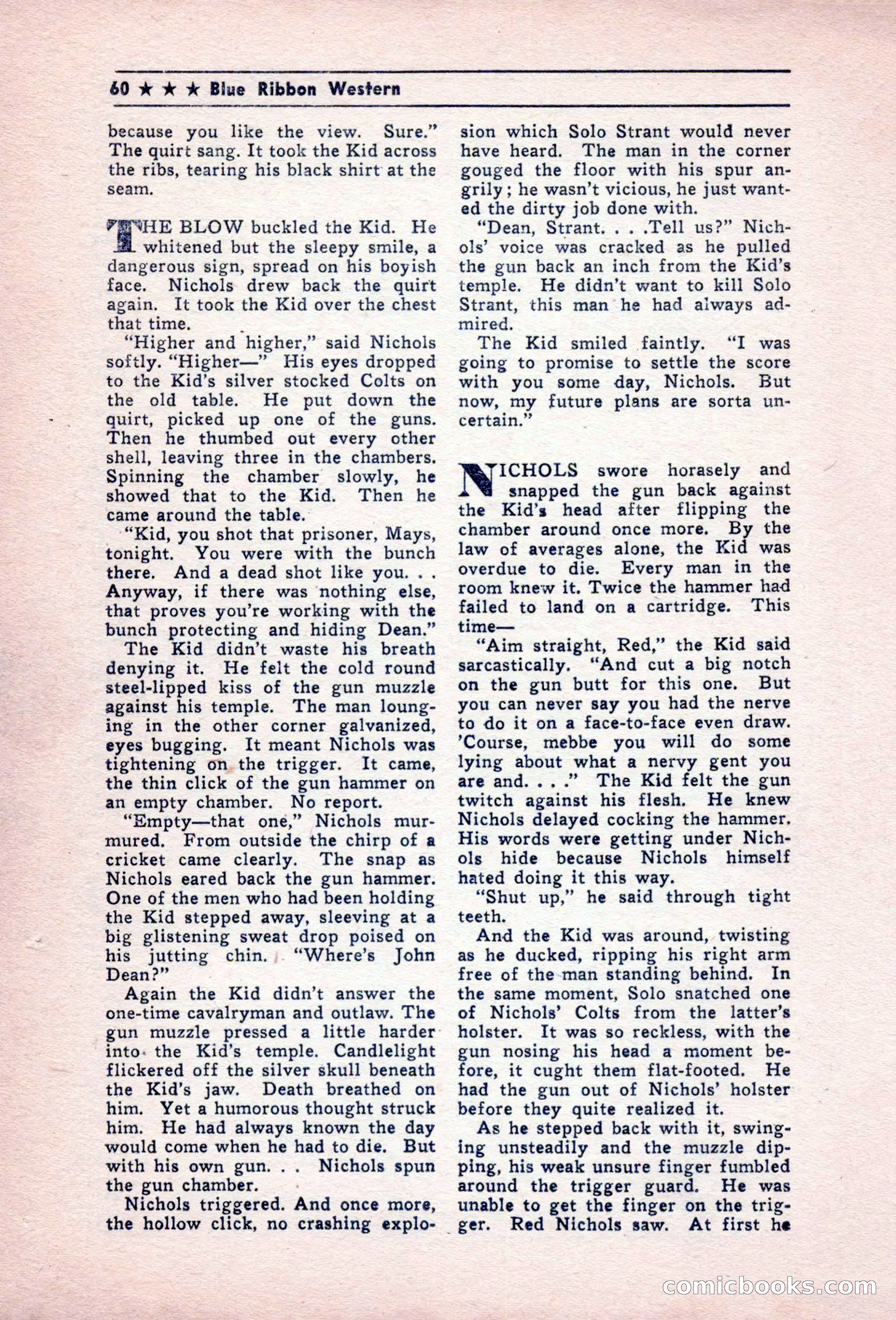 Blue Ribbon Western, December 1945 — page 60 of 116