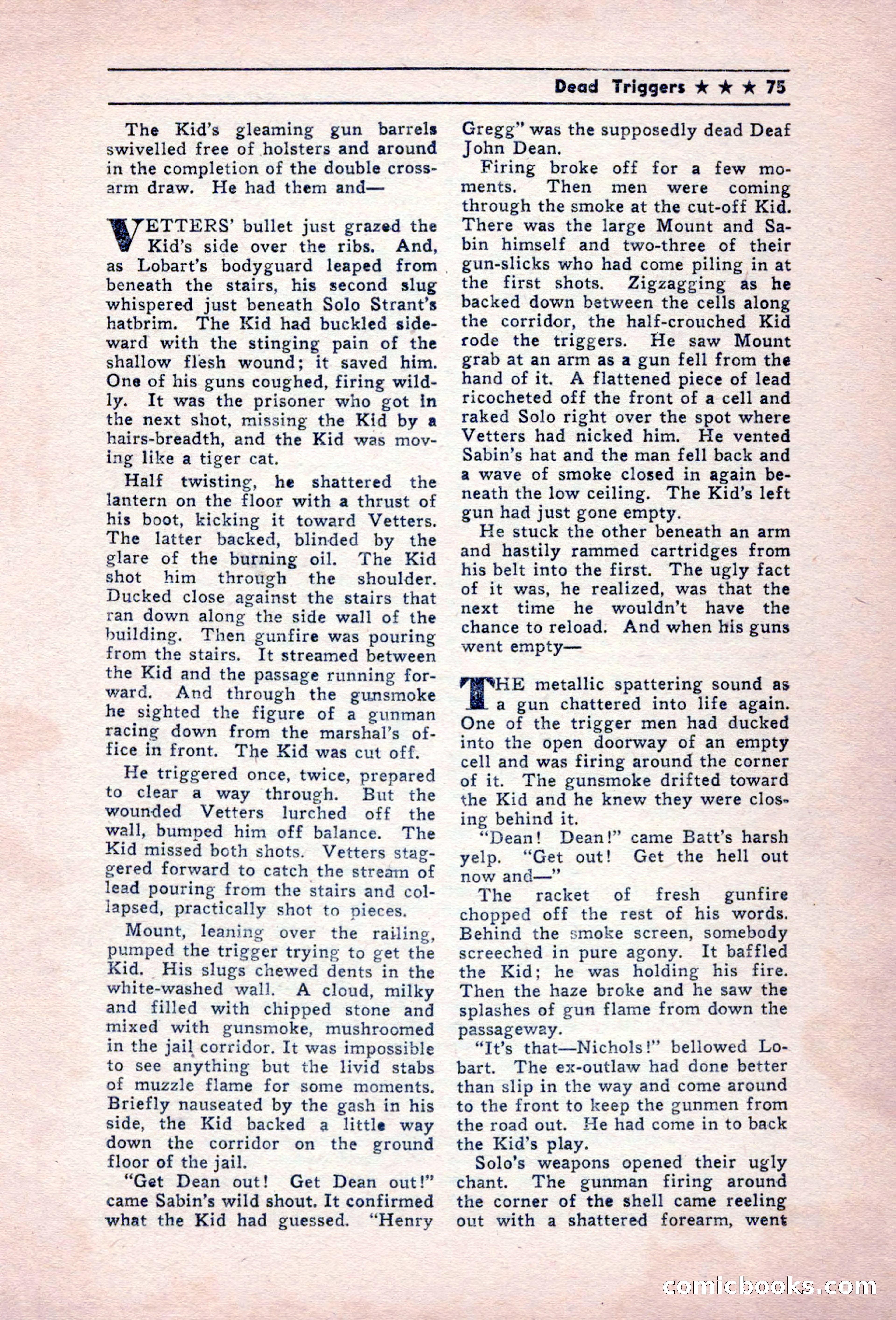 Blue Ribbon Western, December 1945 — page 75 of 116
