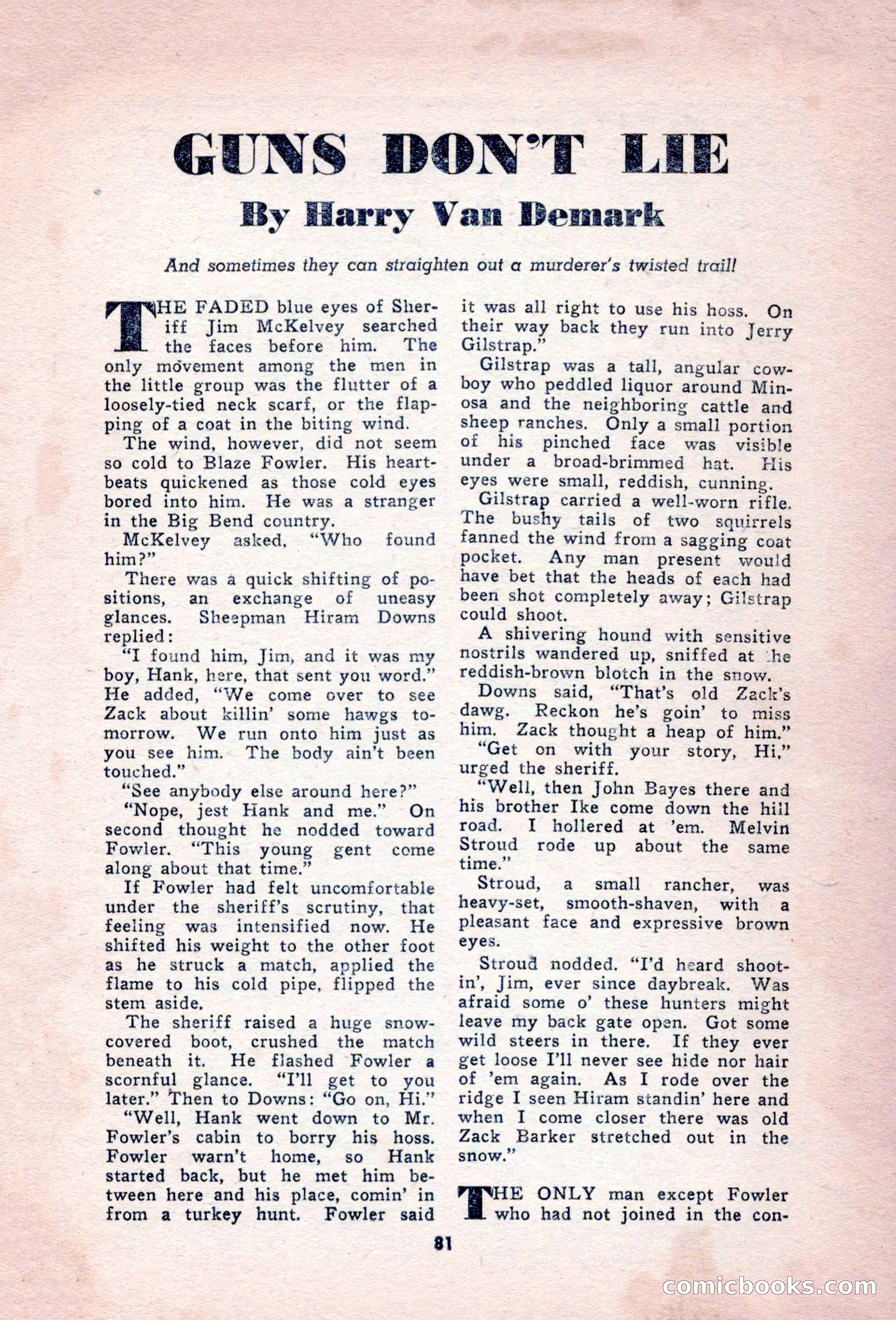 Blue Ribbon Western, December 1945 — page 81 of 116
