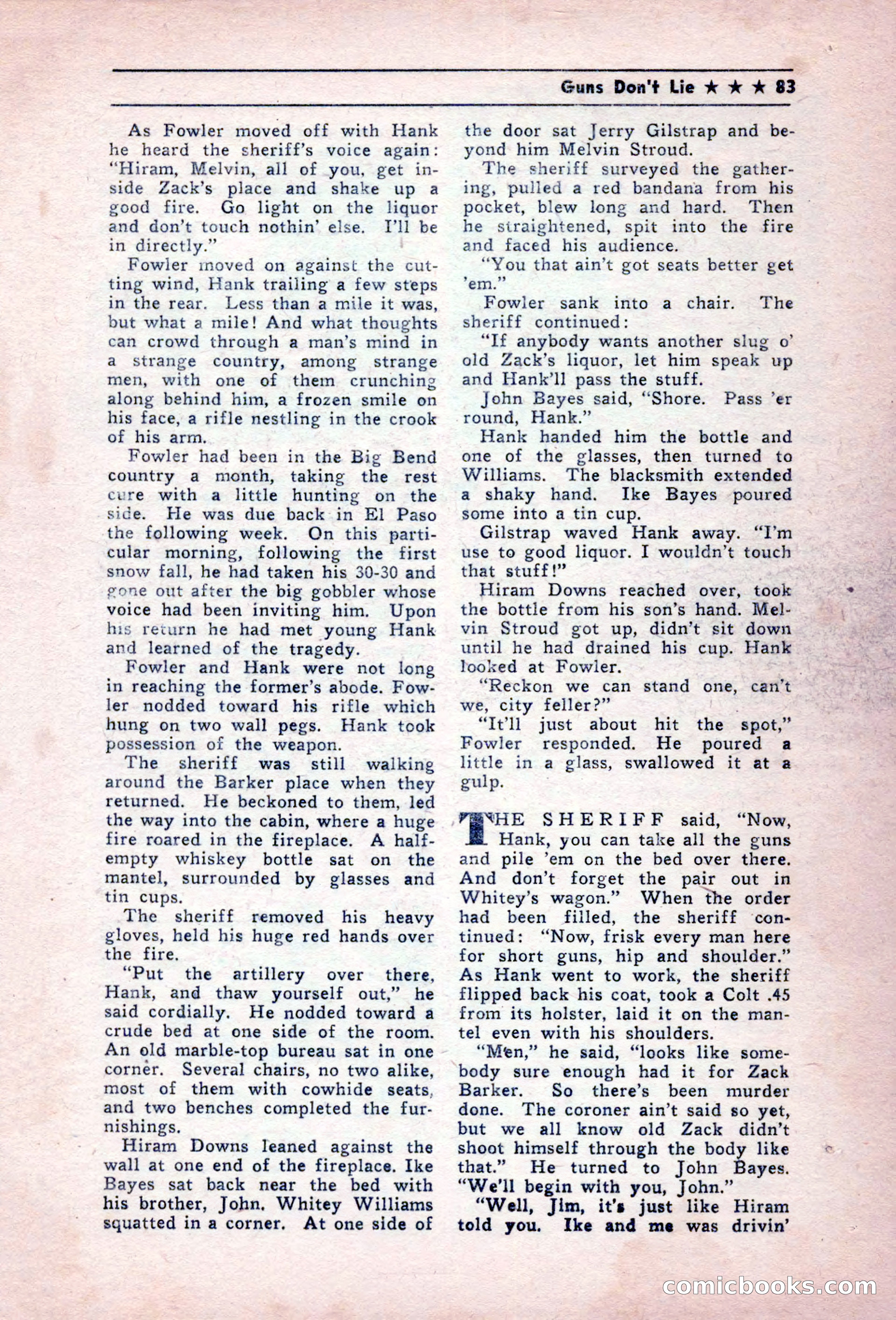 Blue Ribbon Western, December 1945 — page 83 of 116