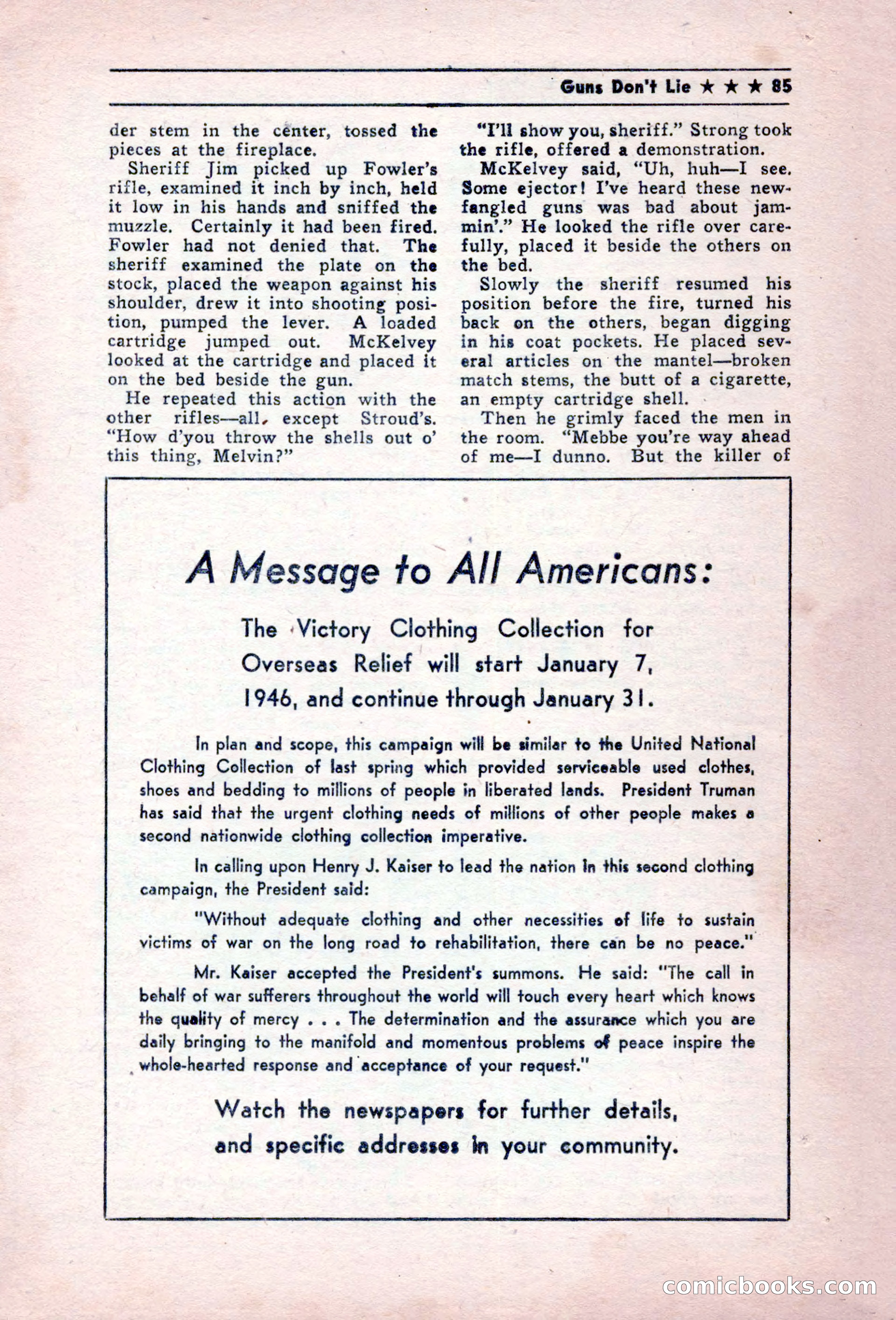 Blue Ribbon Western, December 1945 — page 85 of 116