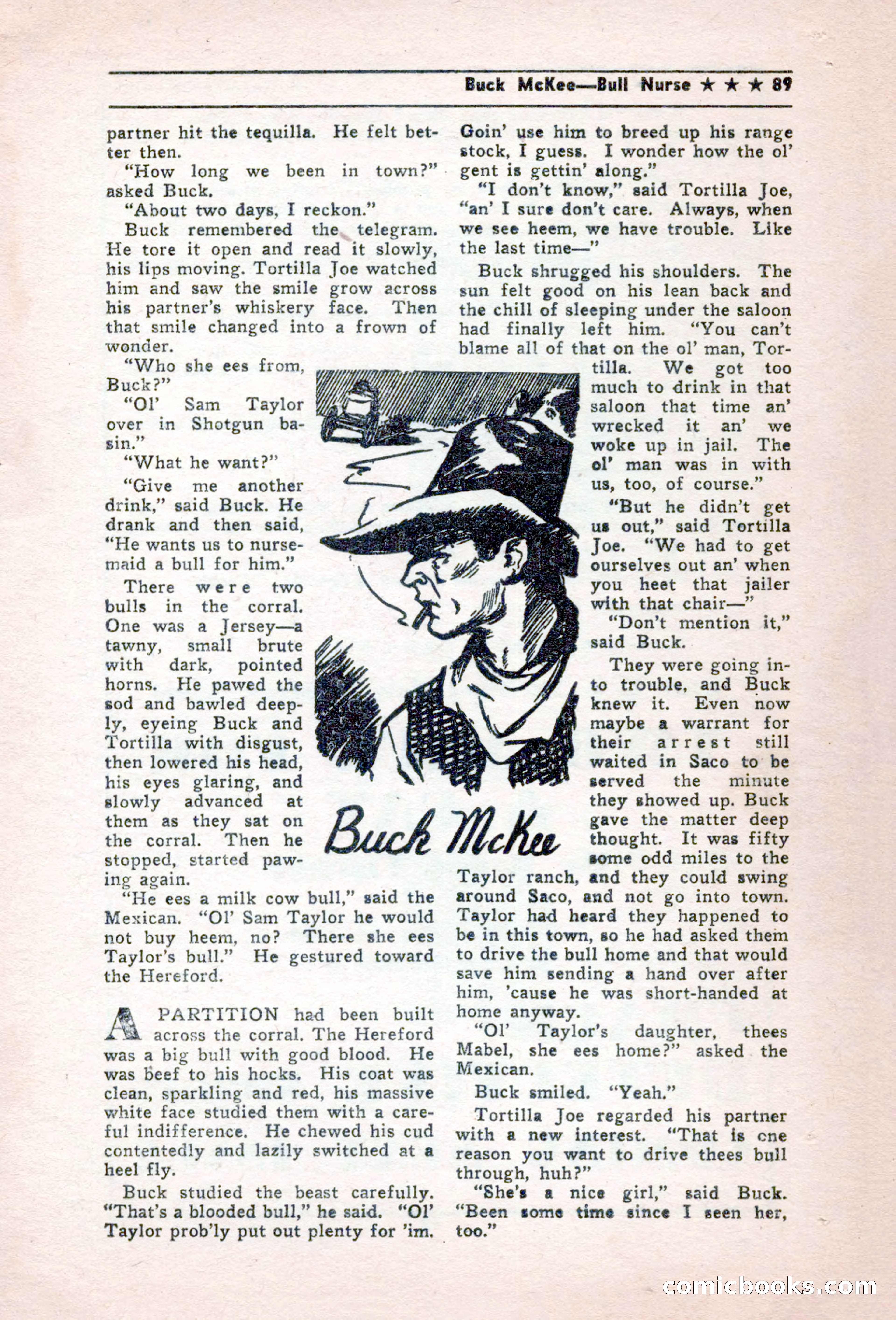 Blue Ribbon Western, December 1945 — page 89 of 116